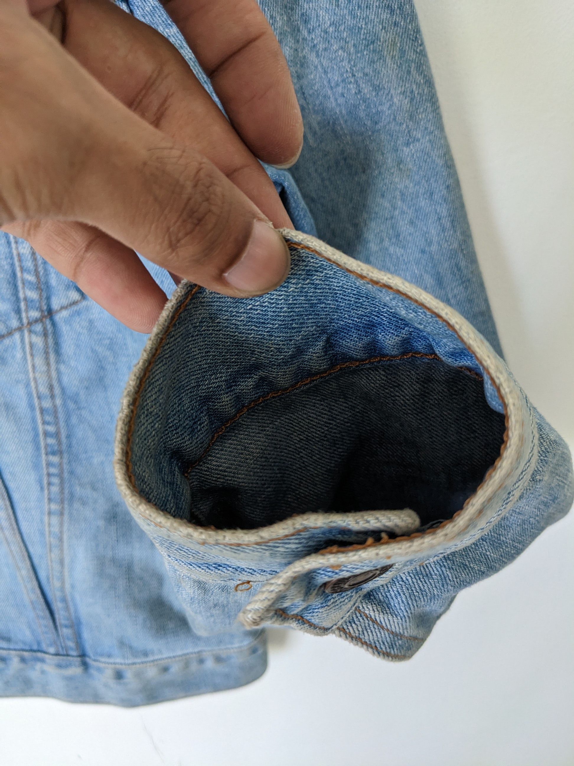 Japanese Brand × Levi's Vintage Clothing Vintage Levis Denim Jacket Boro Sashiko Custom Made Size US M / EU 48-50 / 2 - 14 Thumbnail