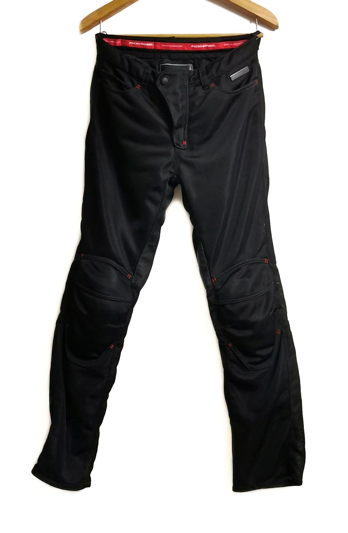 image of Moto x Racing Komine Bikers Pants in Black, Men's (Size 28)