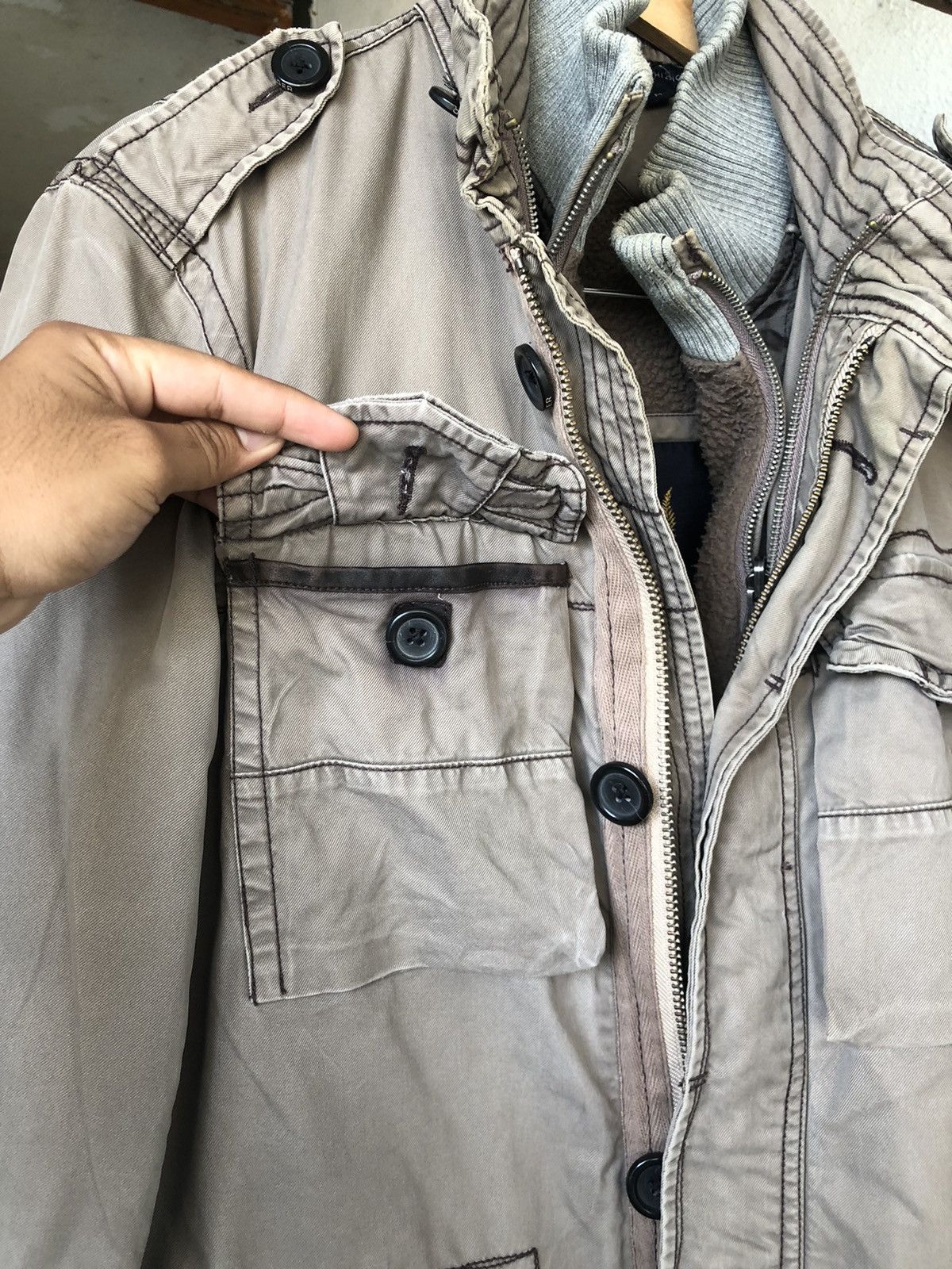 Tommy Hilfiger Vintage Tommy Hilfiger Military Style Field Jackets Size US M / EU 48-50 / 2 - 10 Thumbnail