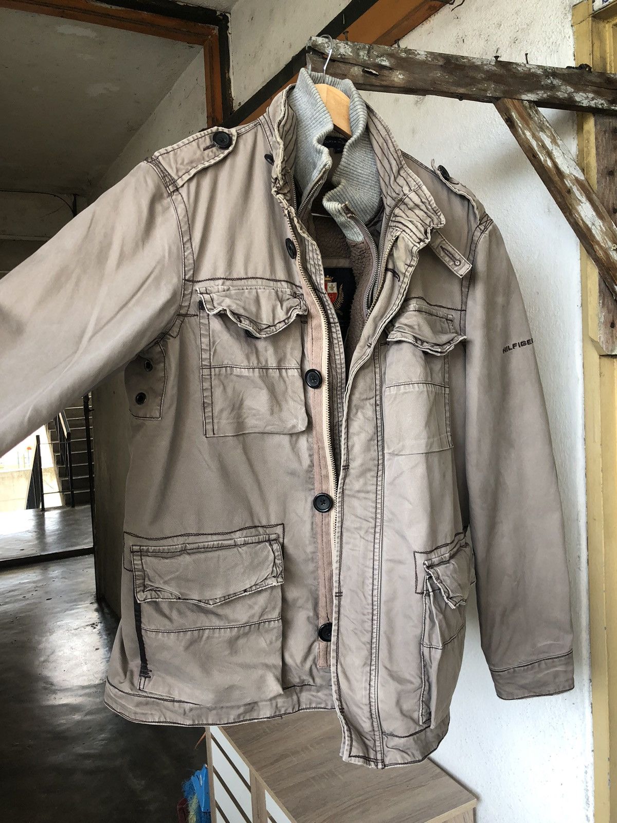 Tommy Hilfiger Vintage Tommy Hilfiger Military Style Field Jackets Size US M / EU 48-50 / 2 - 6 Thumbnail