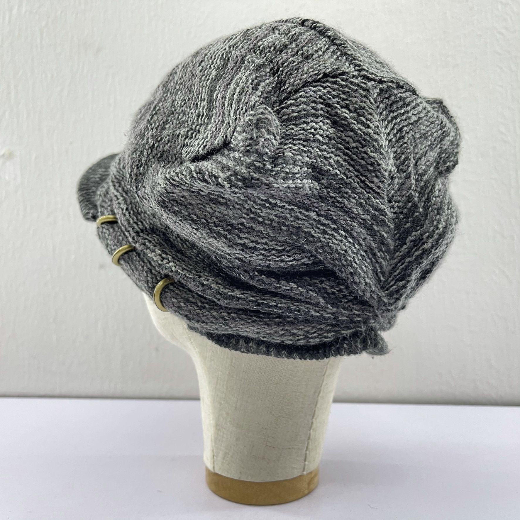 Japanese Brand Unknown Japanese Brand Nice Design Knit Hats-BH2040 Size ONE SIZE - 5 Thumbnail
