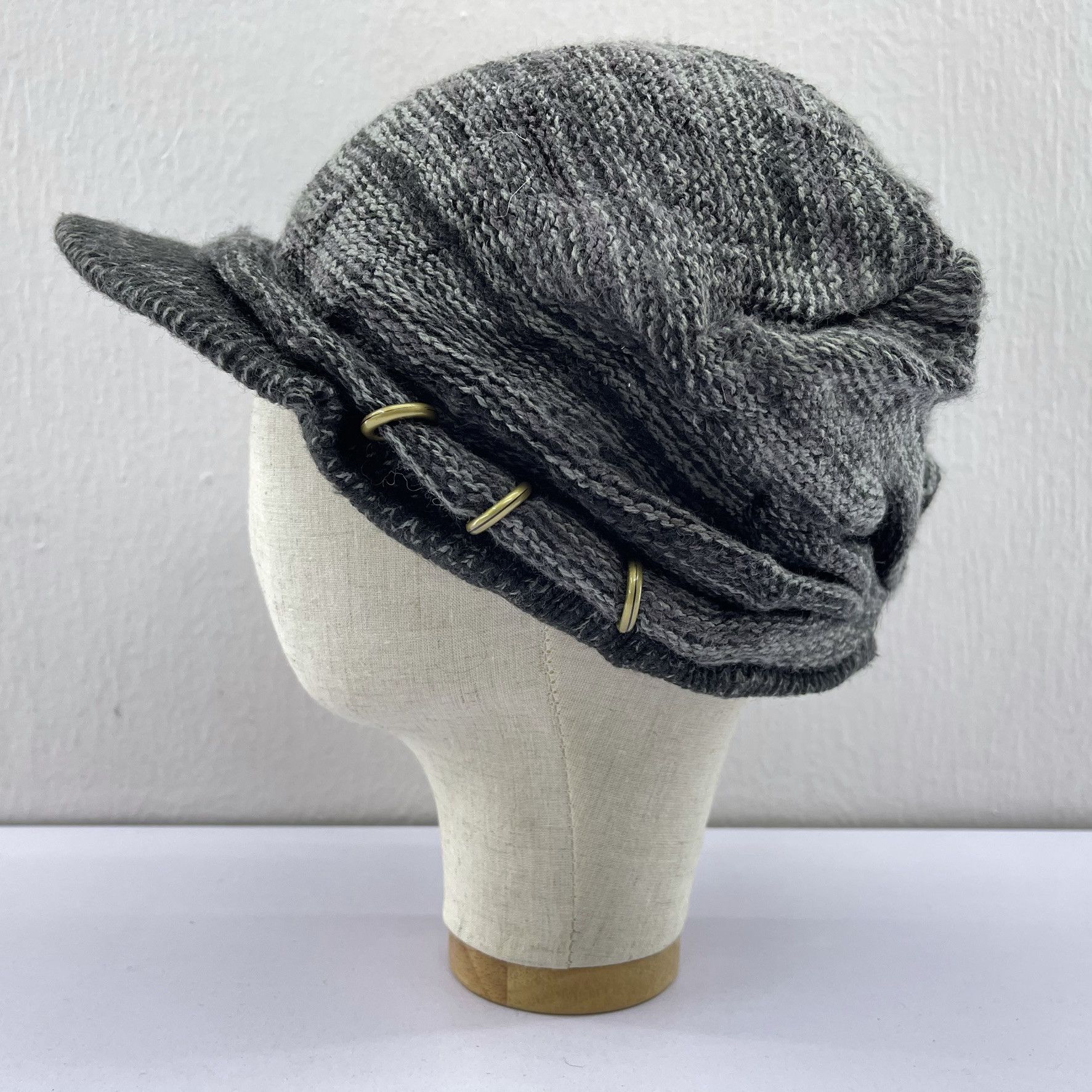 Japanese Brand Unknown Japanese Brand Nice Design Knit Hats-BH2040 Size ONE SIZE - 2 Thumbnail