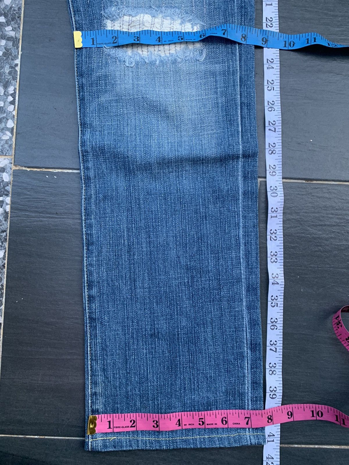 Japanese Brand Japanese Brand Distressed Denim Size US 30 / EU 46 - 13 Thumbnail