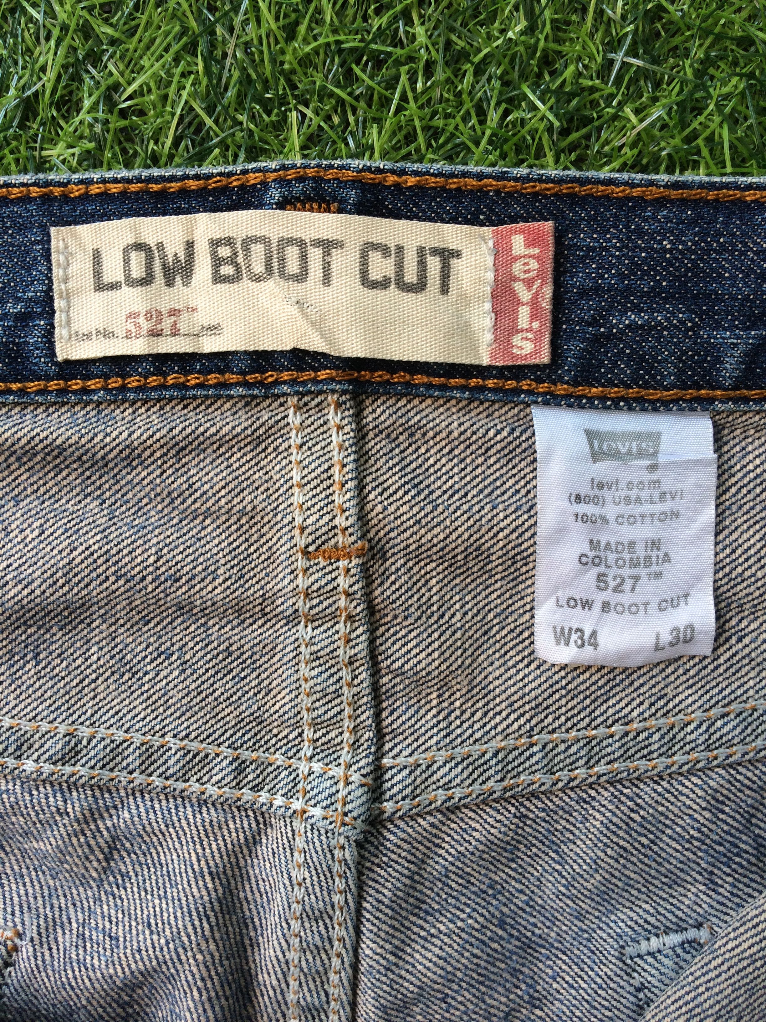 Levi's × Vintage Dirty Levis 527 Low Bootcut Jeans #B-743 Size US 35 - 13 Thumbnail