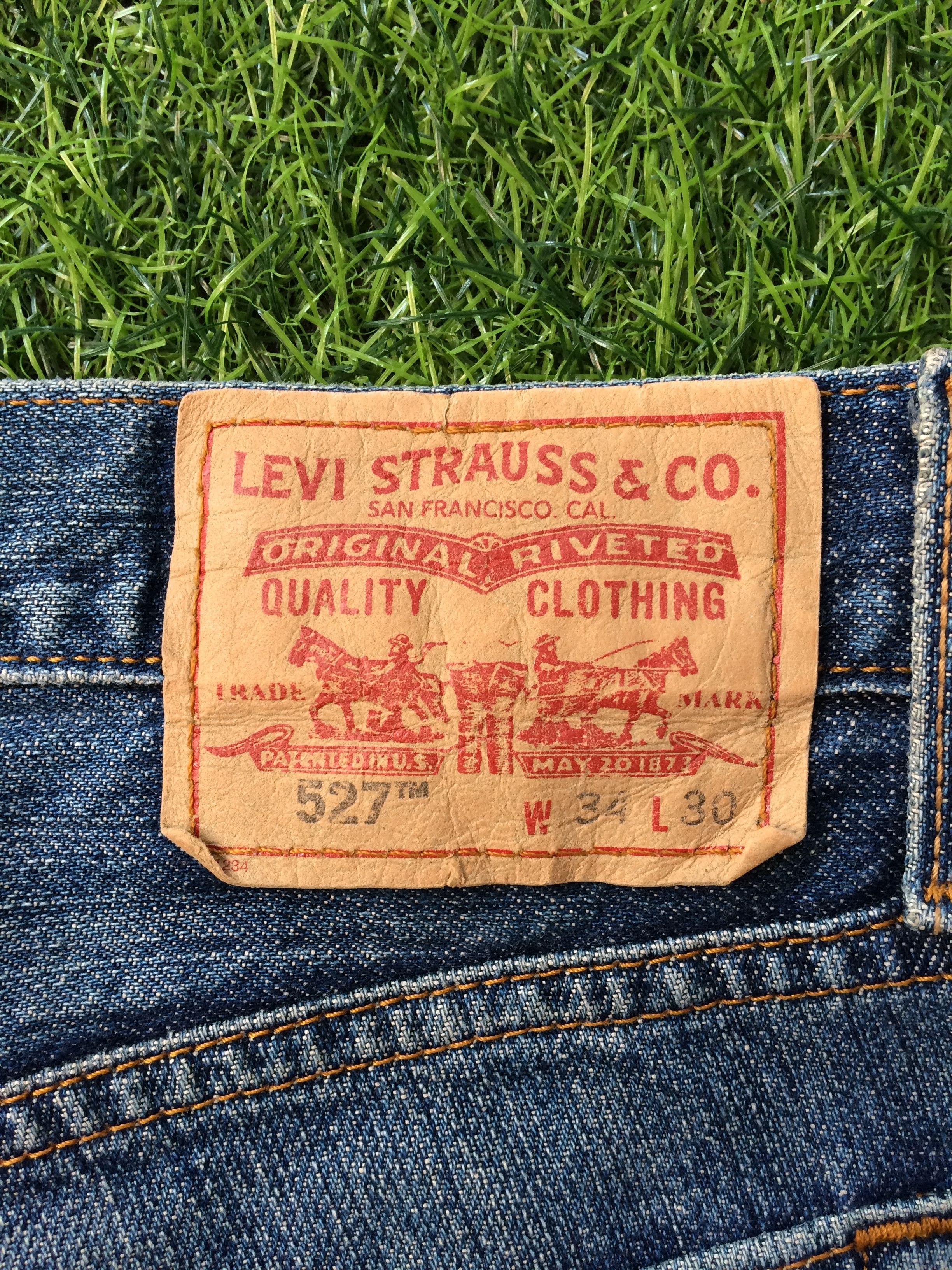 Levi's × Vintage Dirty Levis 527 Low Bootcut Jeans #B-743 Size US 35 - 12 Thumbnail