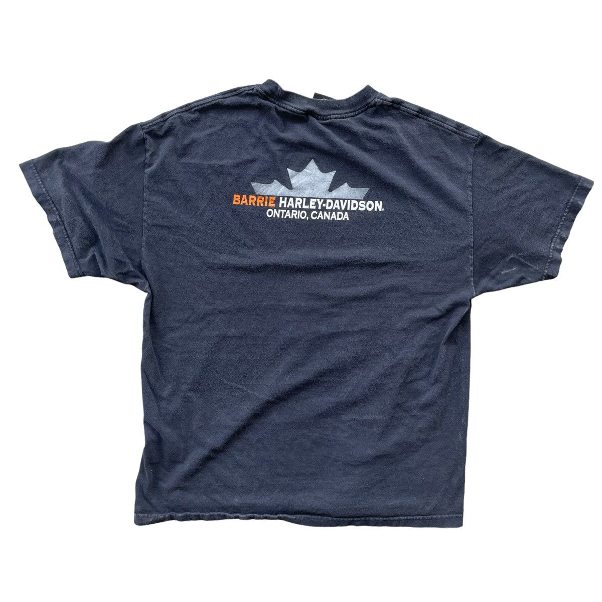 Harley Davidson × Vintage 💥 90s HARLEY DAVIDSON TSHIRT CANADA TOUR Size US XL / EU 56 / 4 - 4 Thumbnail