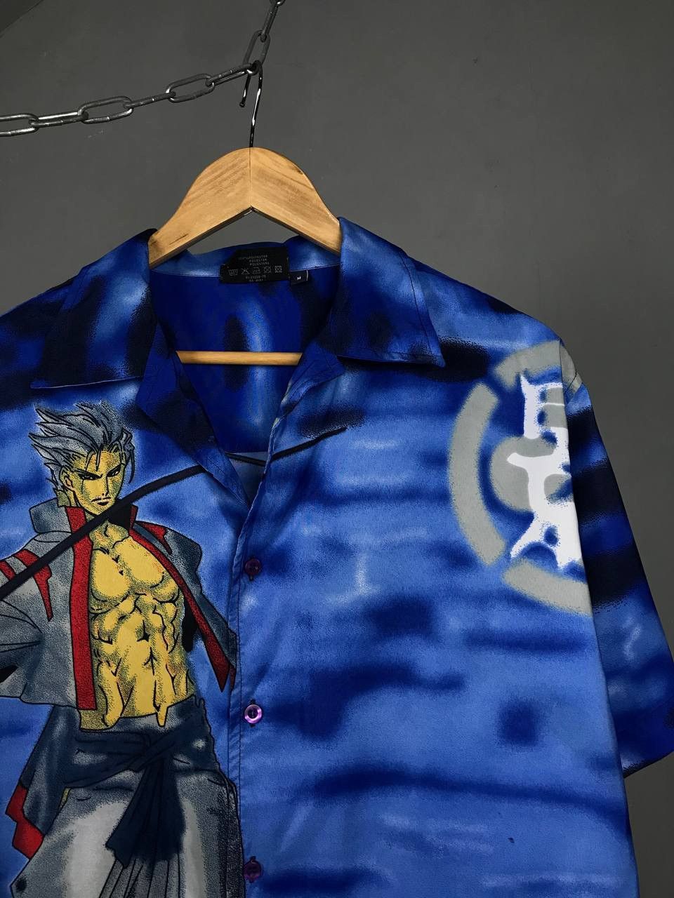 Anime Anima Japanese brand crazy overprinted shirt Size US L / EU 52-54 / 3 - 2 Thumbnail