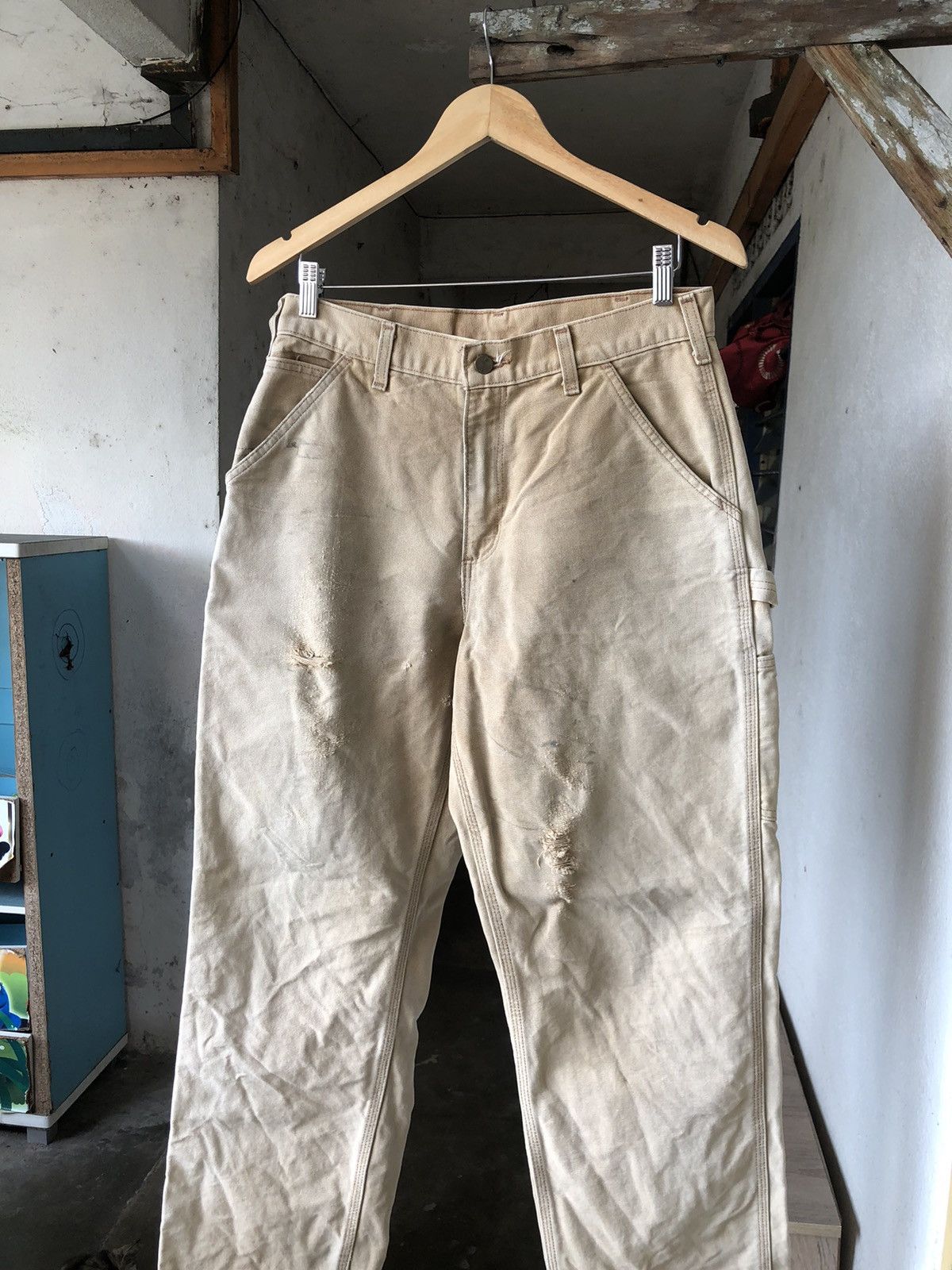 Carhartt Vintage Carhartt Distressed Cargo Pants Size US 31 - 5 Thumbnail