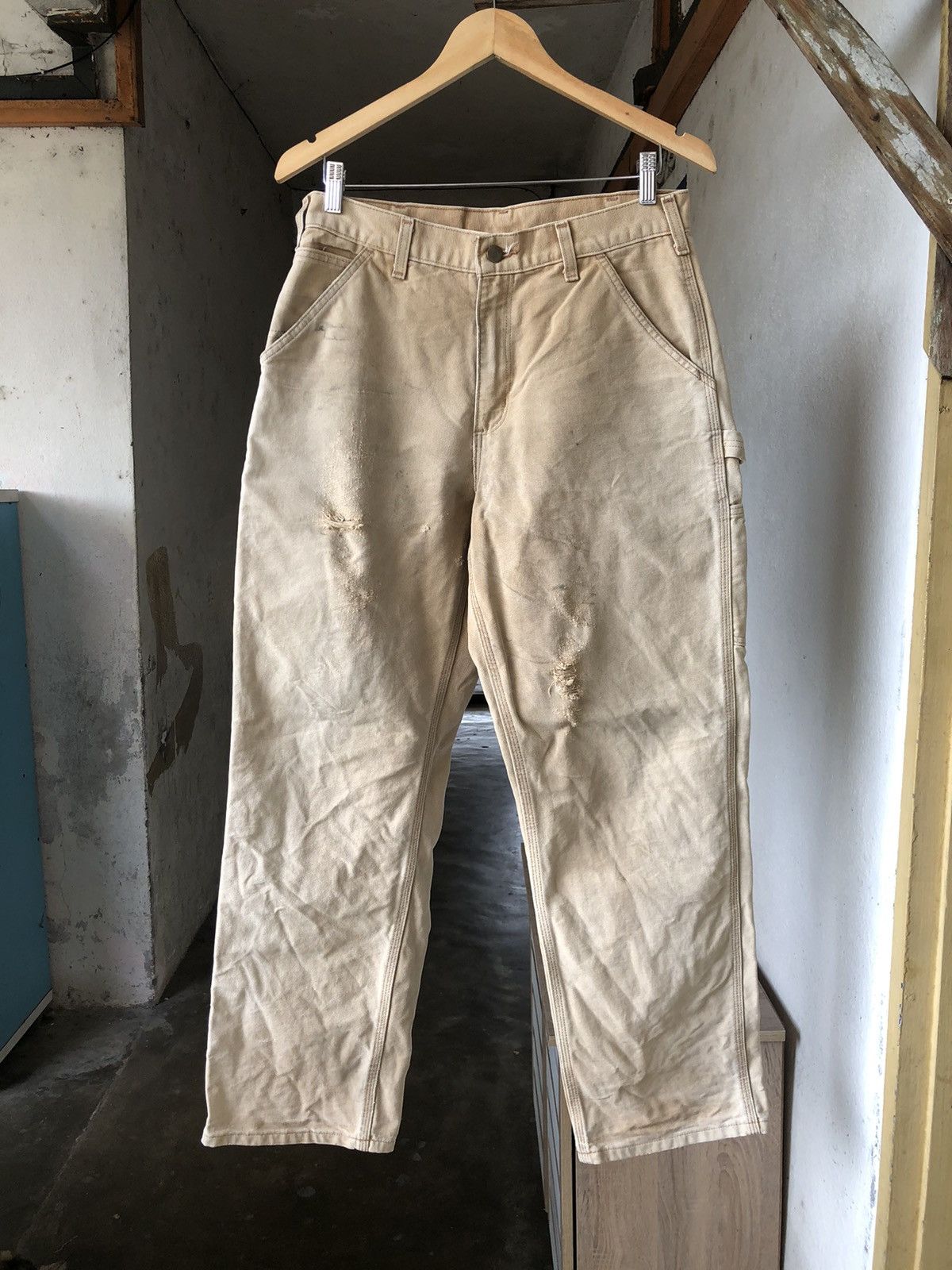 Carhartt Vintage Carhartt Distressed Cargo Pants Size US 31 - 2 Thumbnail