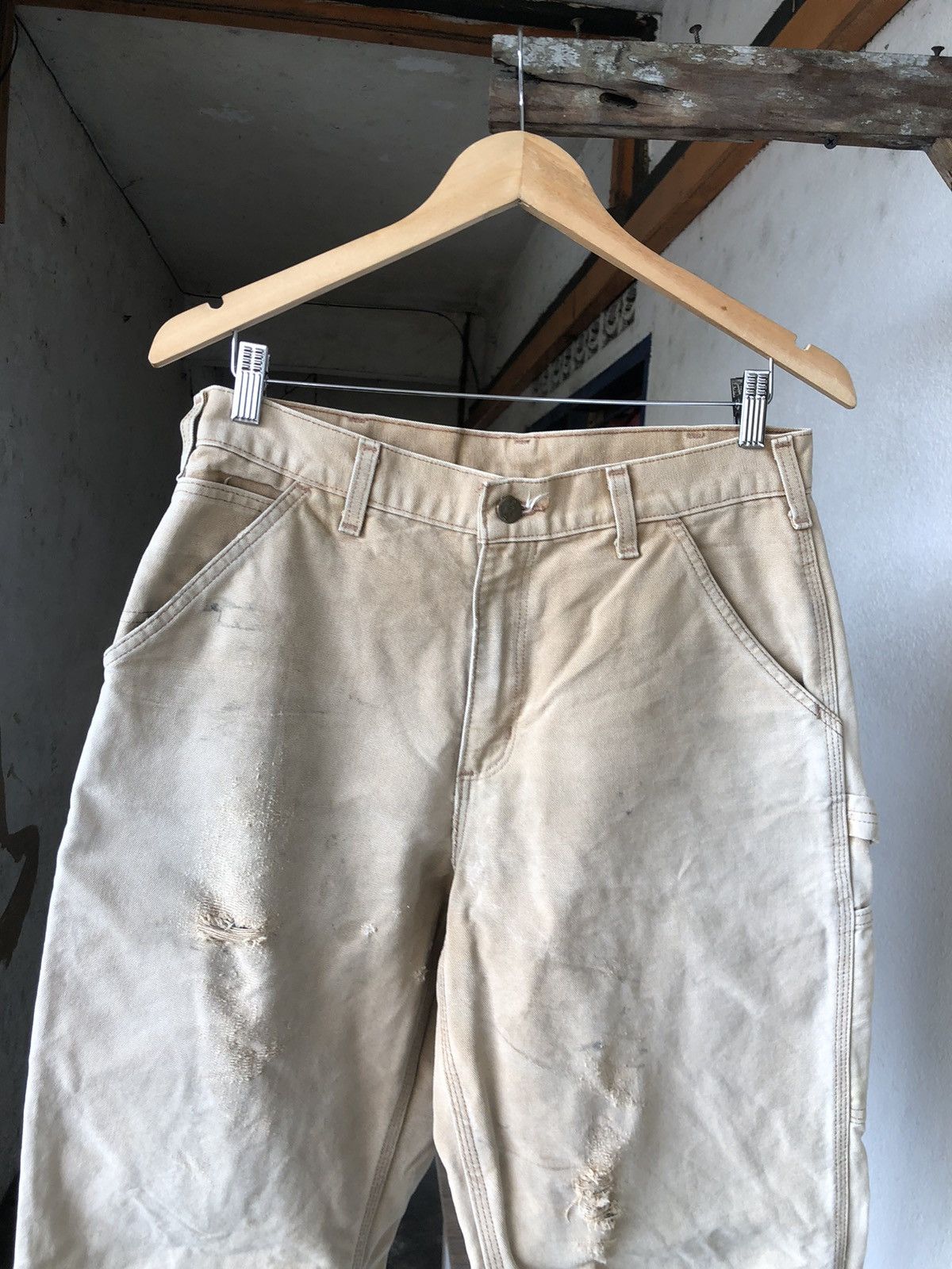 Carhartt Vintage Carhartt Distressed Cargo Pants Size US 31 - 4 Thumbnail