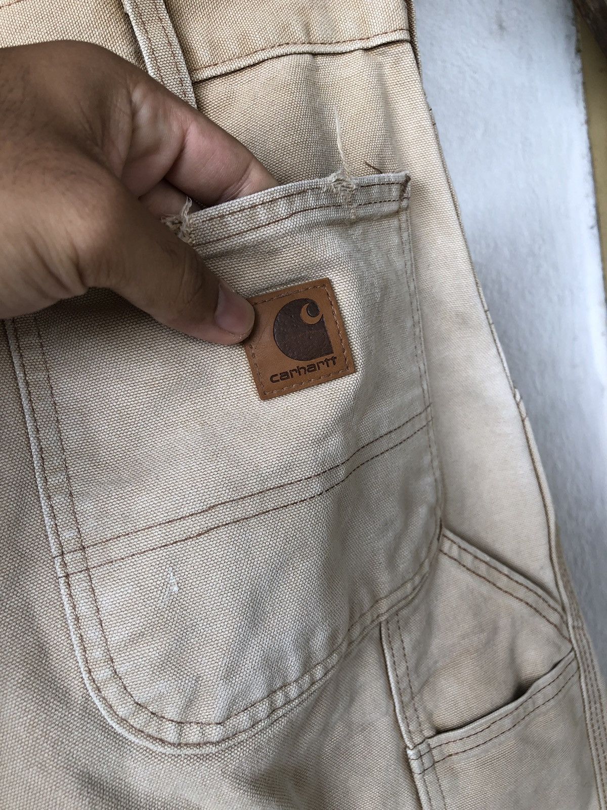 Carhartt Vintage Carhartt Distressed Cargo Pants Size US 31 - 12 Thumbnail