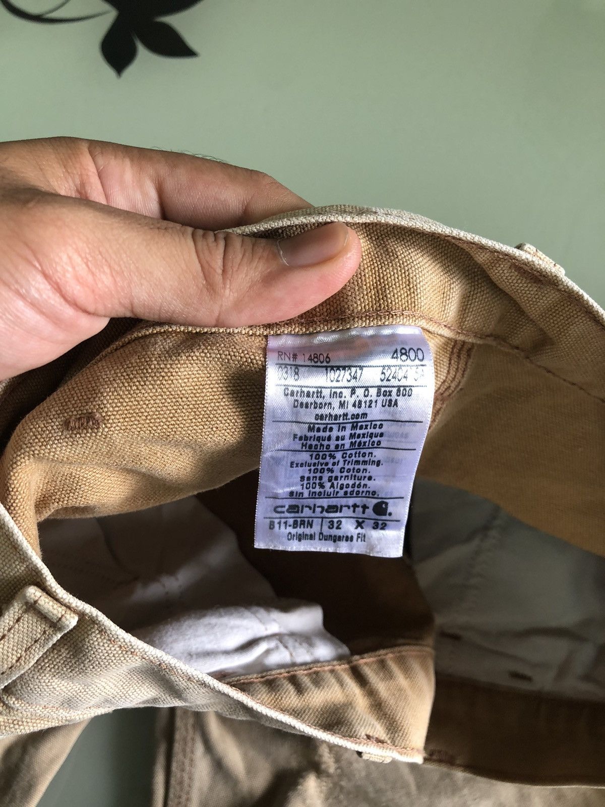 Carhartt Vintage Carhartt Distressed Cargo Pants Size US 31 - 14 Thumbnail