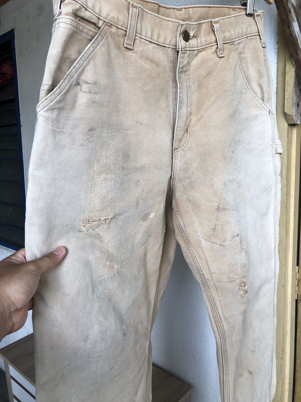 Carhartt Vintage Carhartt Distressed Cargo Pants Size US 31 - 7 Thumbnail