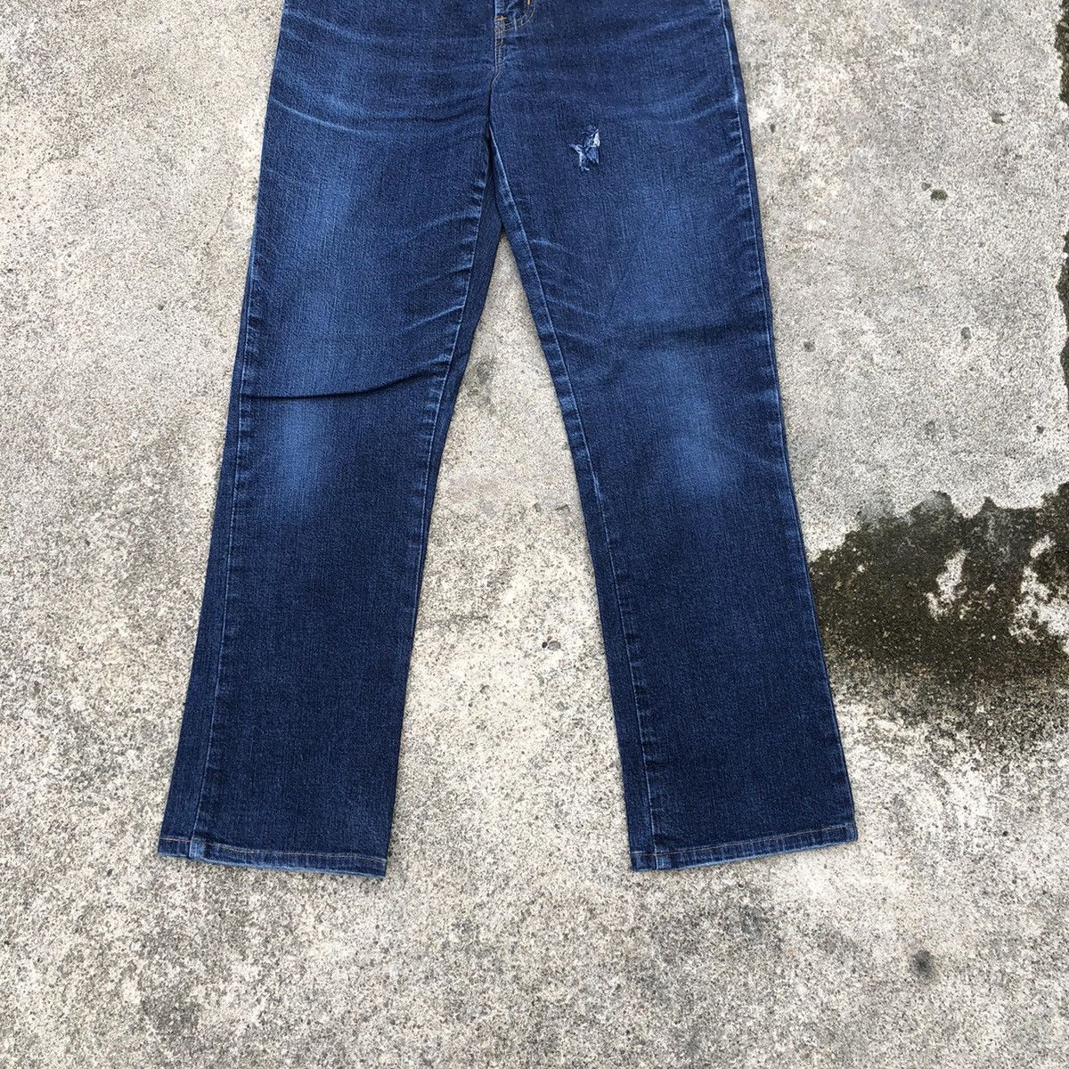 Anna Sui × Japanese Brand × Vintage 🔥Rare🔥🇯🇵Vintage Anna Sui Rips Blue Denim Jeans Size 26" / US 2 / IT 38 - 3 Thumbnail