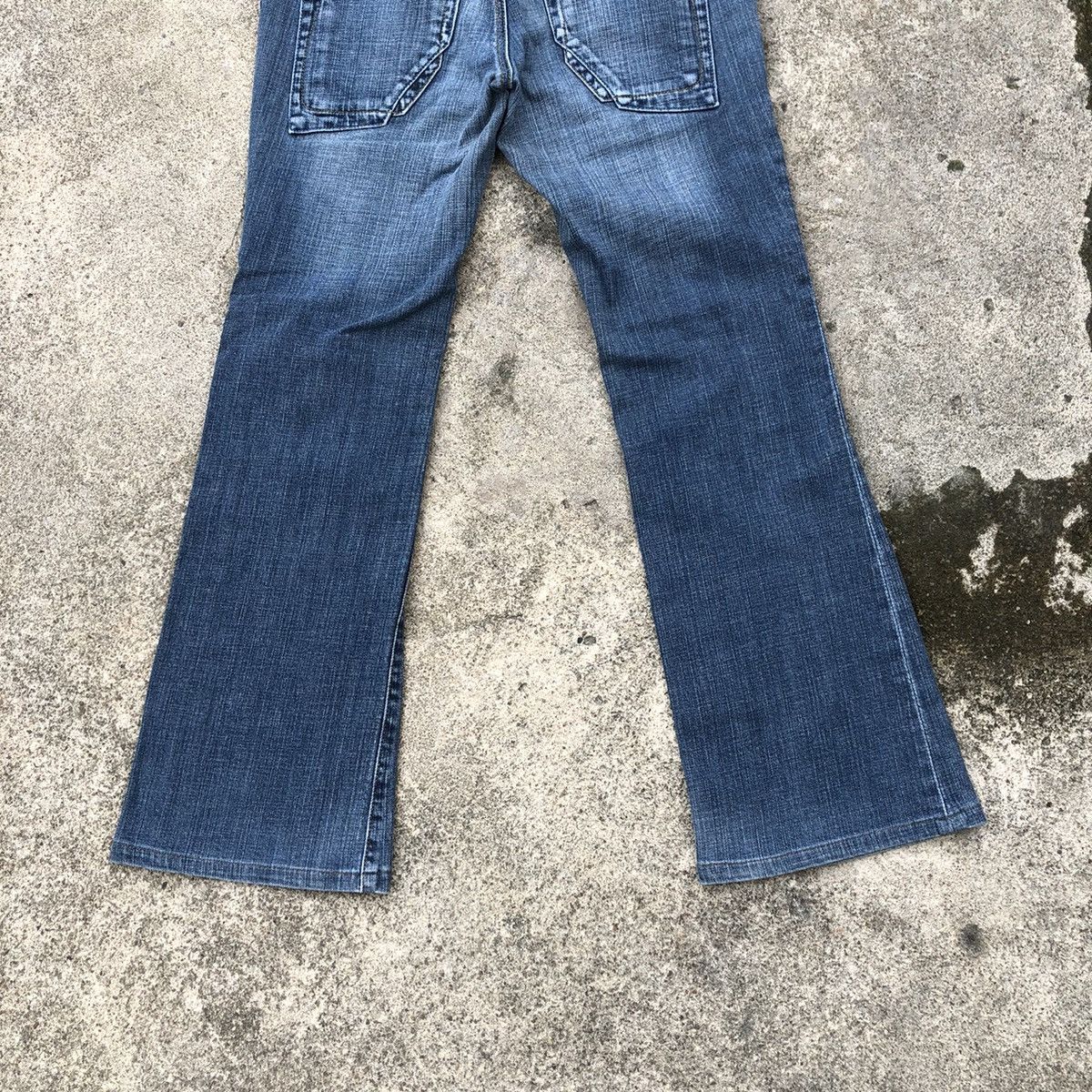 Japanese Brand 🔥Rare🔥🇯🇵Staff Excellent Blue Rips Boot Cut Denim Jeans Size 30" / US 8 / IT 44 - 6 Thumbnail