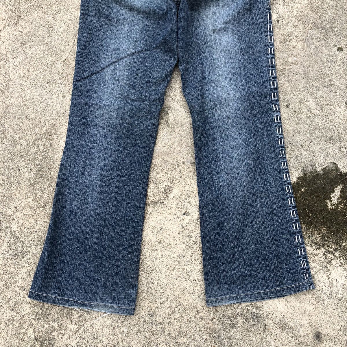 Japanese Brand 🔥Rare🔥🇯🇵Haphazard Jeans Stoned Wash Rips Distress Denim Jeans Size 30" / US 8 / IT 44 - 6 Thumbnail