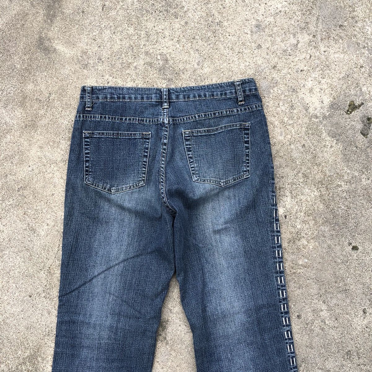 Japanese Brand 🔥Rare🔥🇯🇵Haphazard Jeans Stoned Wash Rips Distress Denim Jeans Size 30" / US 8 / IT 44 - 5 Thumbnail