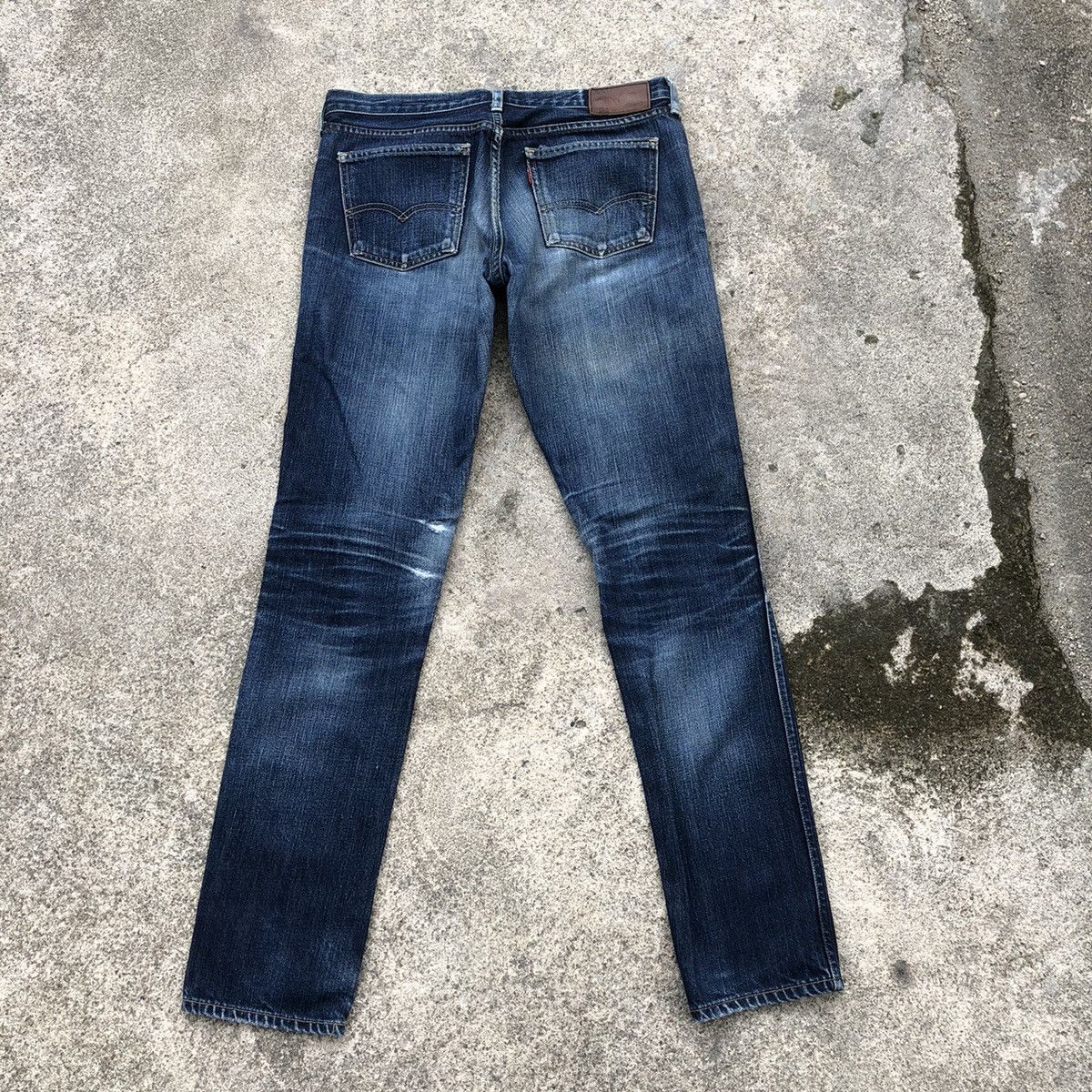 Levi's × Levi's Vintage Clothing 🔥Rare🔥Vintage Levis Stoned Wash Rips Distress Denim Jeans Size 31" - 4 Thumbnail