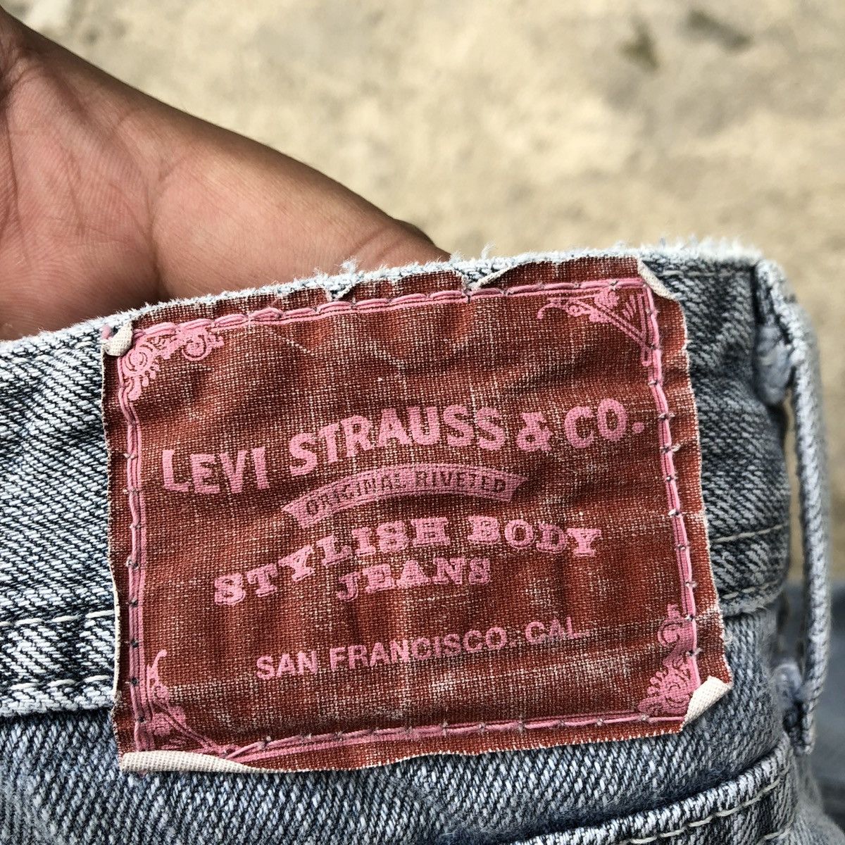 Levi's × Levi's Vintage Clothing 🔥Rare🔥Vintage Levis Stoned Wash Distress Denim Jeans Size 29" - 10 Thumbnail
