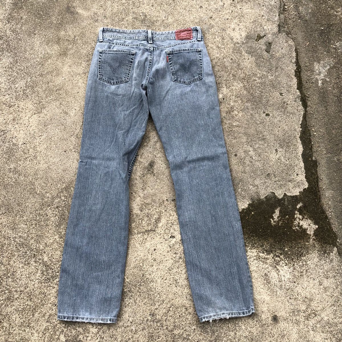 Levi's × Levi's Vintage Clothing 🔥Rare🔥Vintage Levis Stoned Wash Distress Denim Jeans Size 29" - 4 Thumbnail