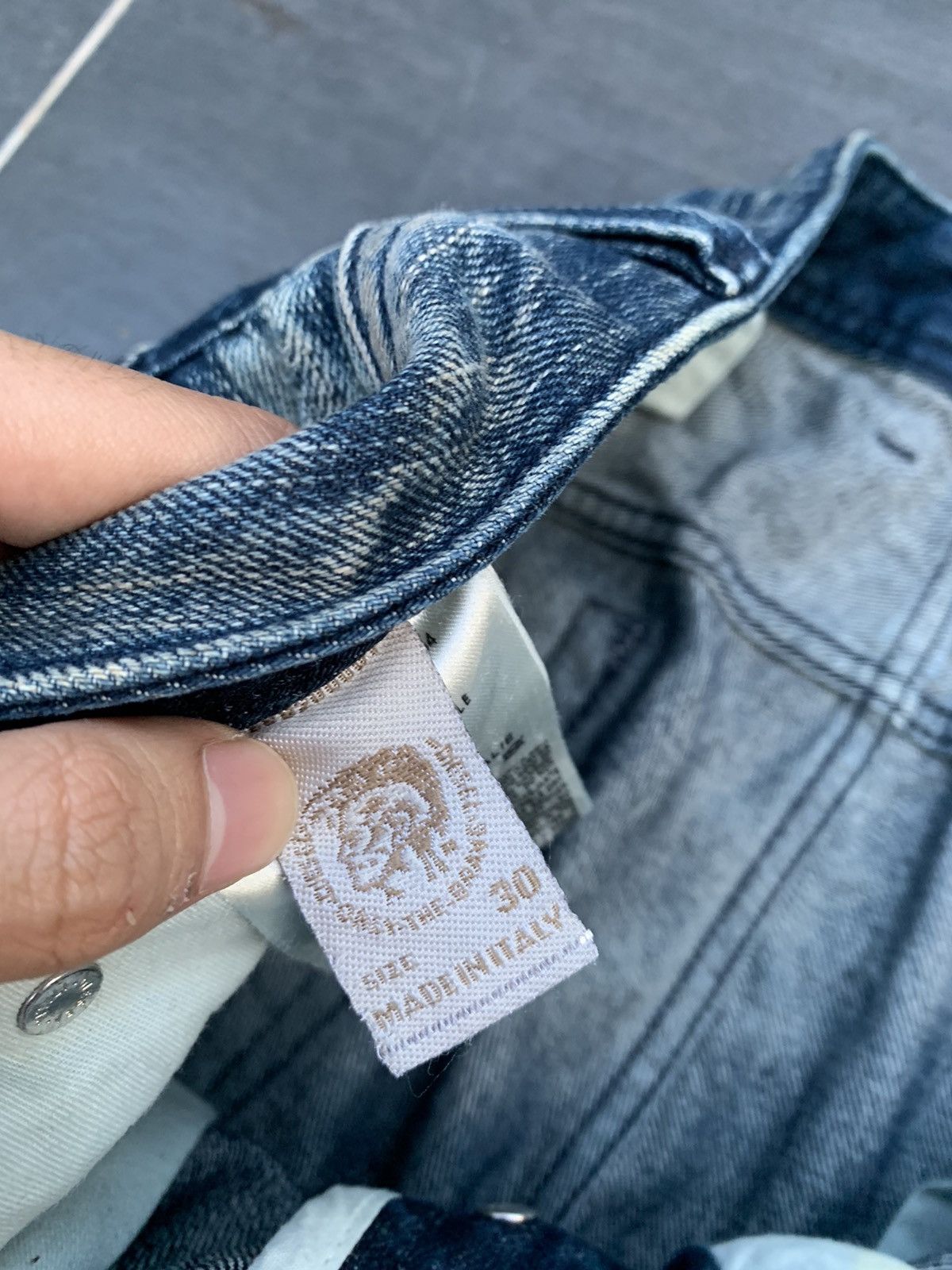 Designer Vintage Diesel Industry Distressed Denim Size US 34 / EU 50 - 8 Thumbnail