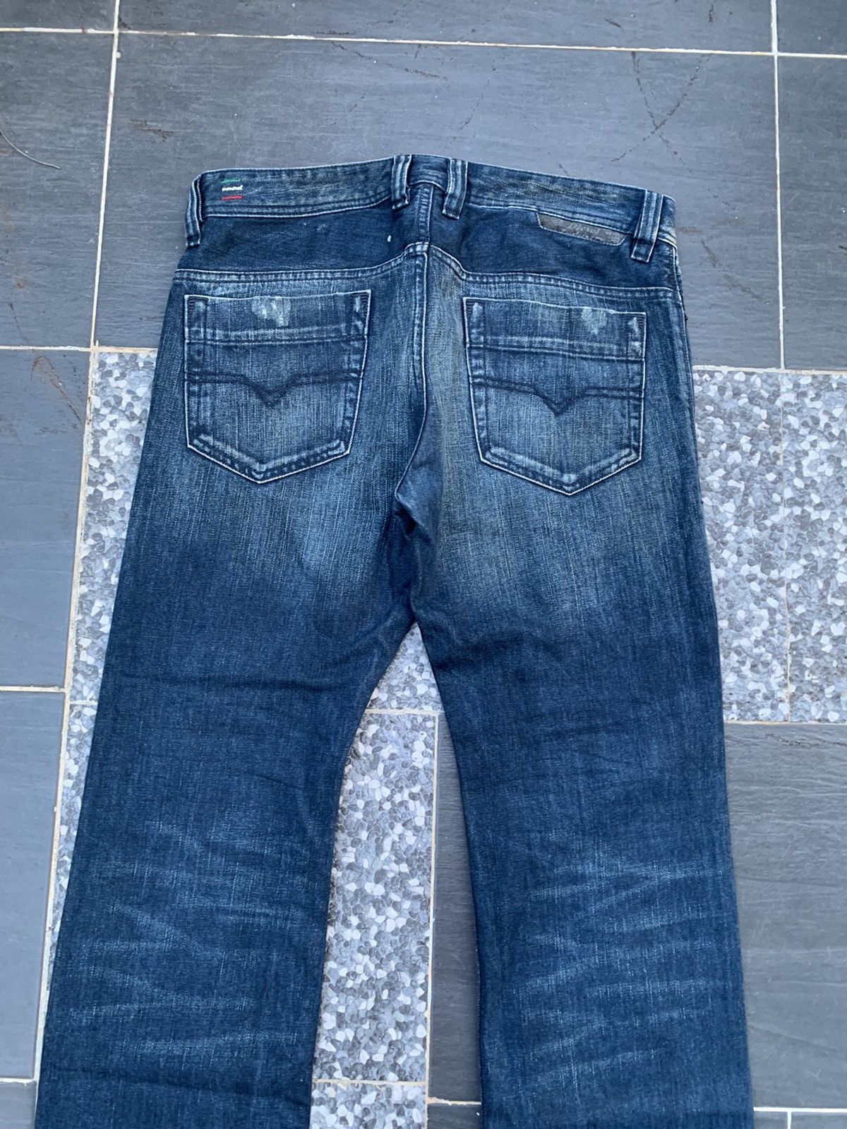 Designer Vintage Diesel Industry Distressed Denim Size US 34 / EU 50 - 13 Thumbnail
