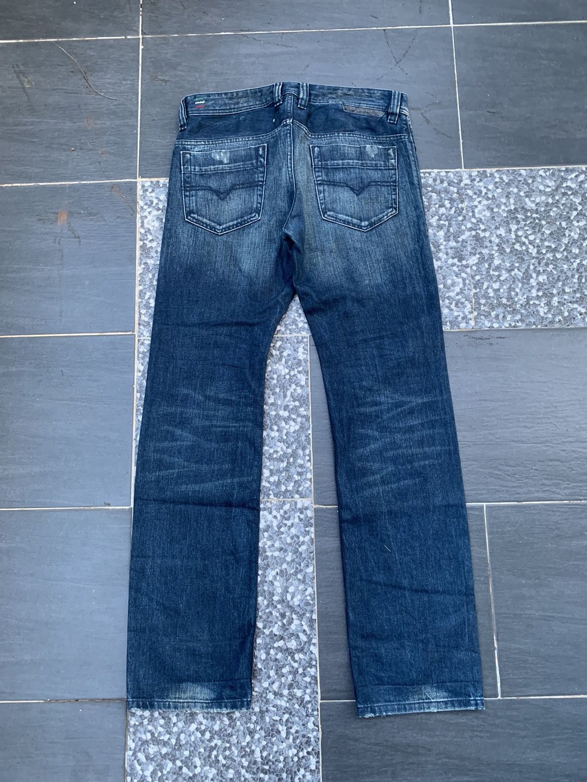 Designer Vintage Diesel Industry Distressed Denim Size US 34 / EU 50 - 10 Thumbnail