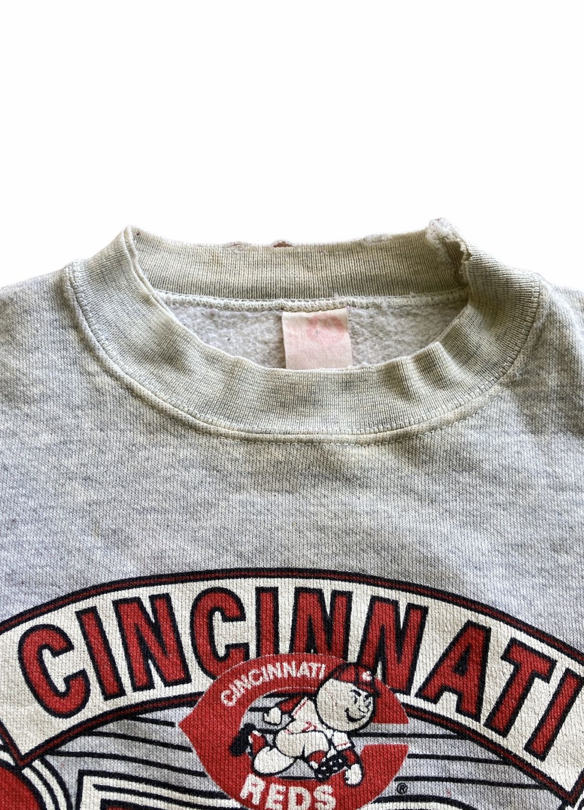 MLB Vintage Cincinnati Reds 90s Sweatshirt Size US L / EU 52-54 / 3 - 3 Thumbnail