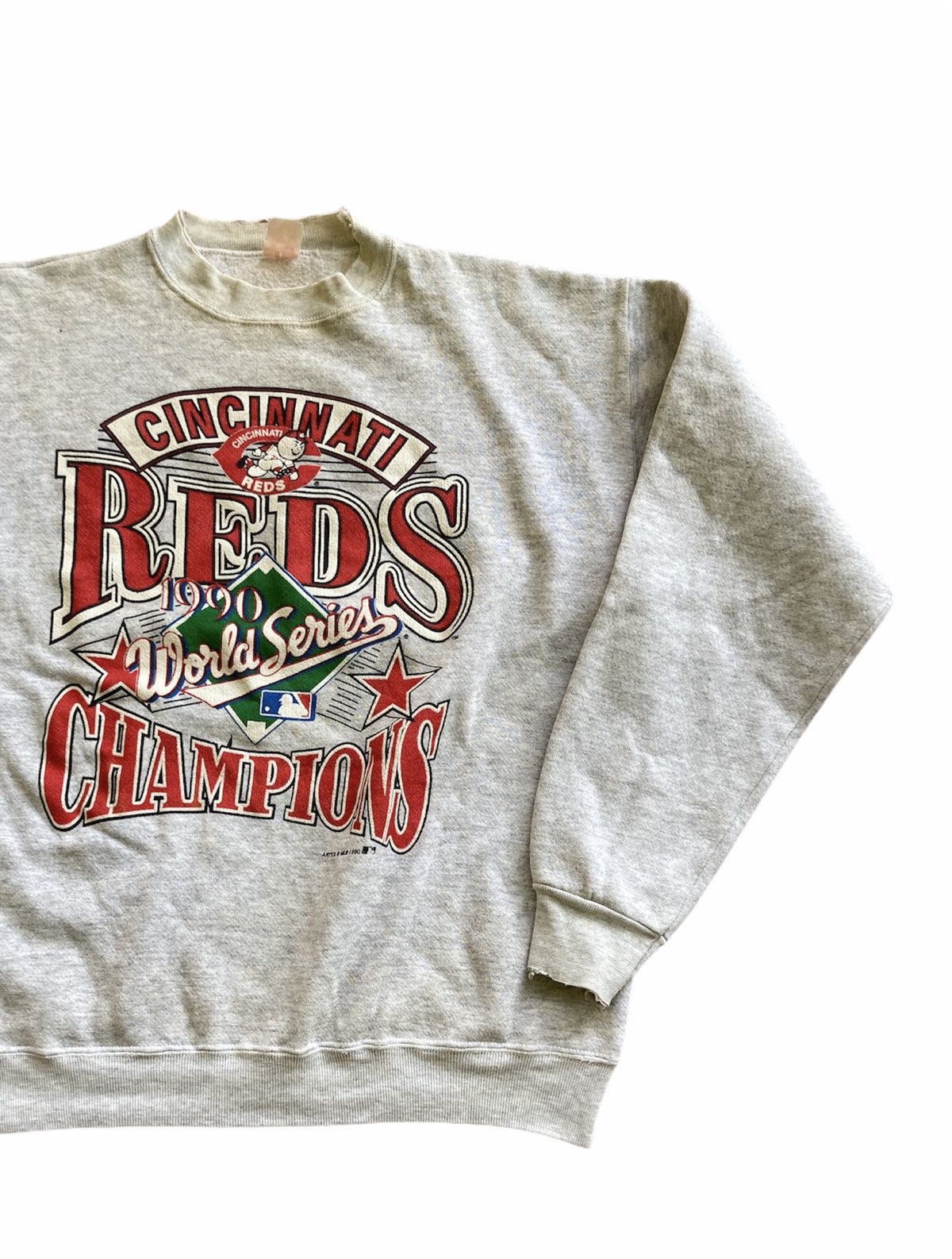 MLB Vintage Cincinnati Reds 90s Sweatshirt Size US L / EU 52-54 / 3 - 2 Thumbnail