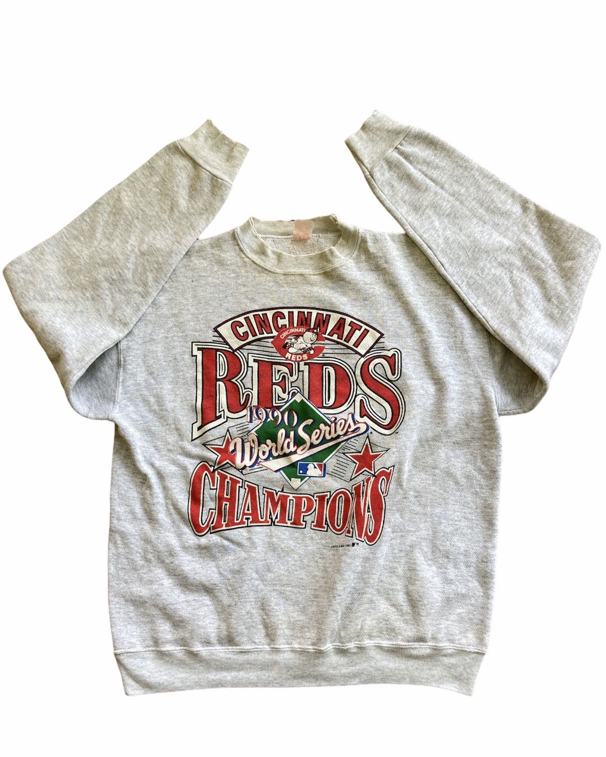 MLB Vintage Cincinnati Reds 90s Sweatshirt Size US L / EU 52-54 / 3 - 1 Thumbnail