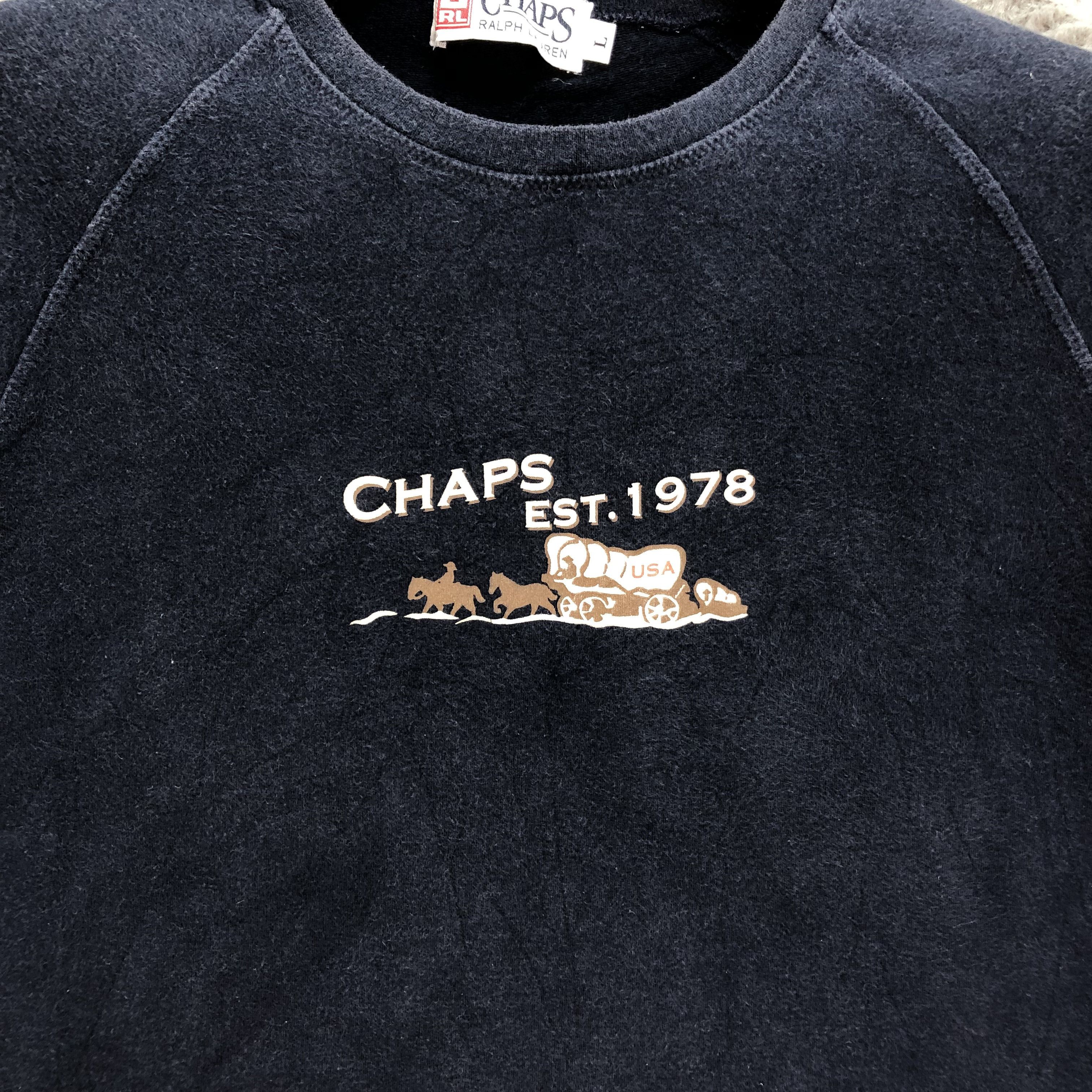 Chaps Ralph Lauren Chaps Ralph Lauren Long Sleeve Tees #4818-20 Size US L / EU 52-54 / 3 - 3 Thumbnail
