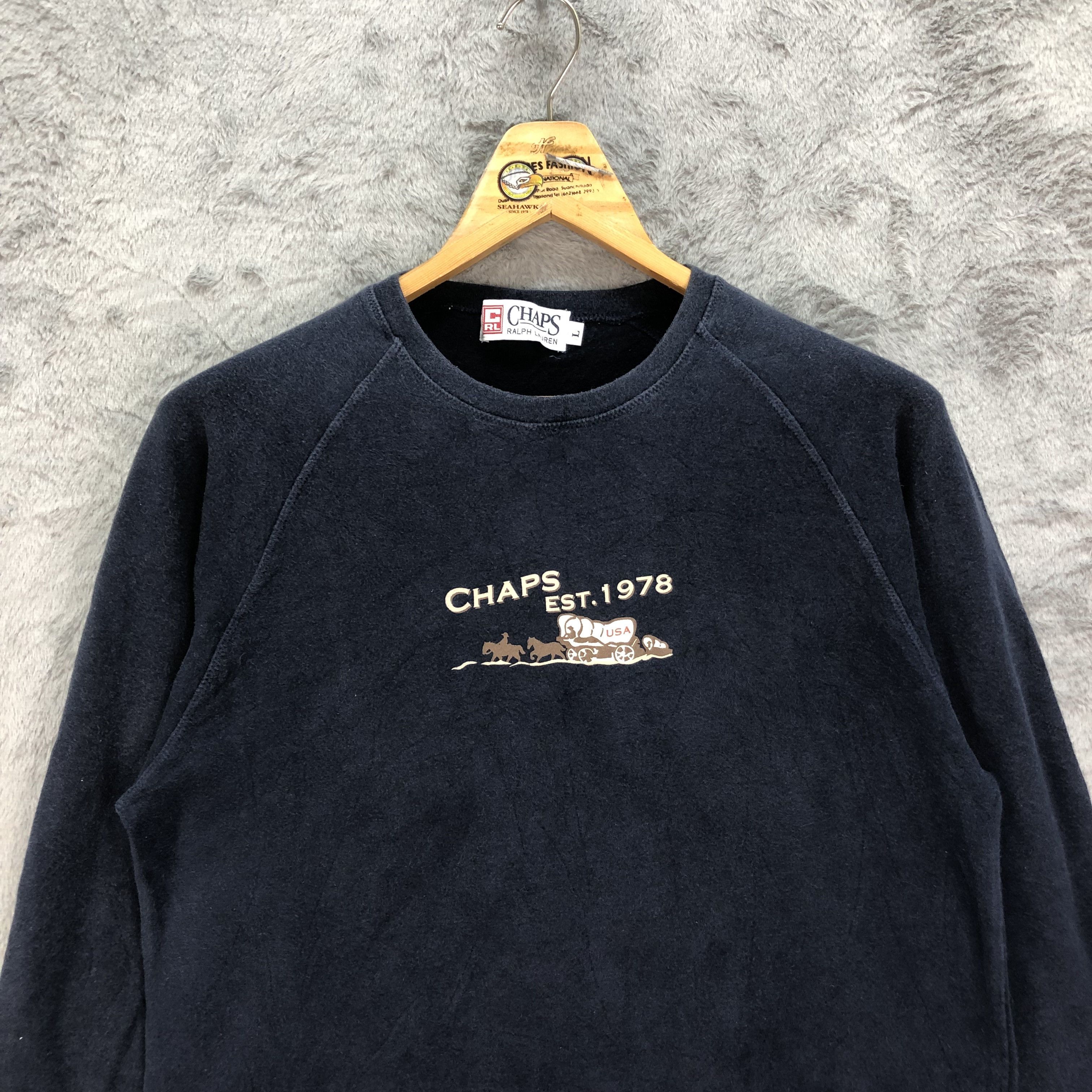 Chaps Ralph Lauren Chaps Ralph Lauren Long Sleeve Tees #4818-20 Size US L / EU 52-54 / 3 - 2 Thumbnail