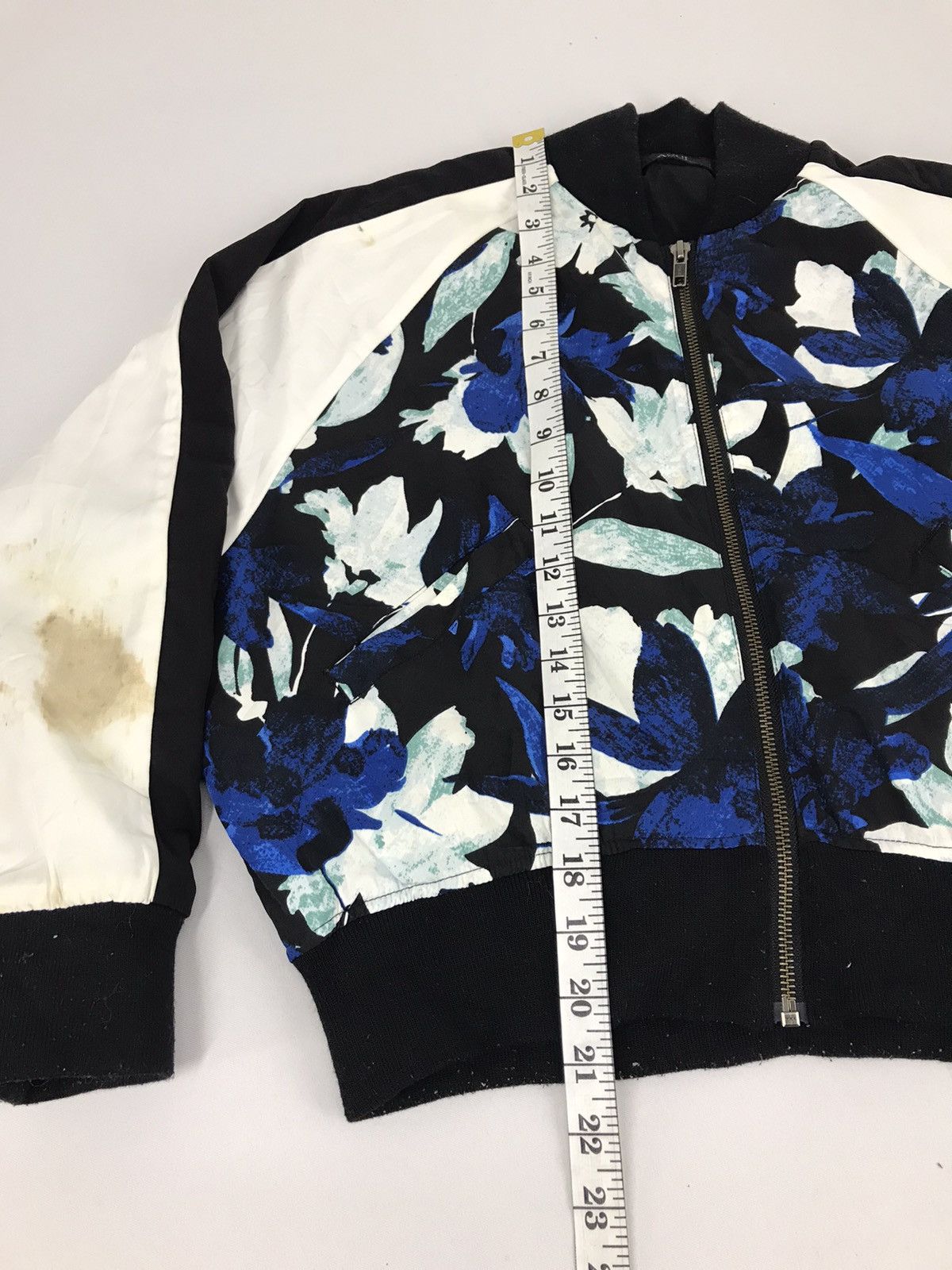 Other Vintage Azul Bomber Varsity Jacket Floral Design Size S / US 4 / IT 40 - 5 Thumbnail
