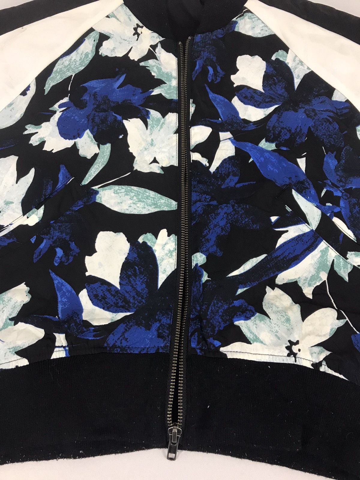 Other Vintage Azul Bomber Varsity Jacket Floral Design Size S / US 4 / IT 40 - 3 Thumbnail