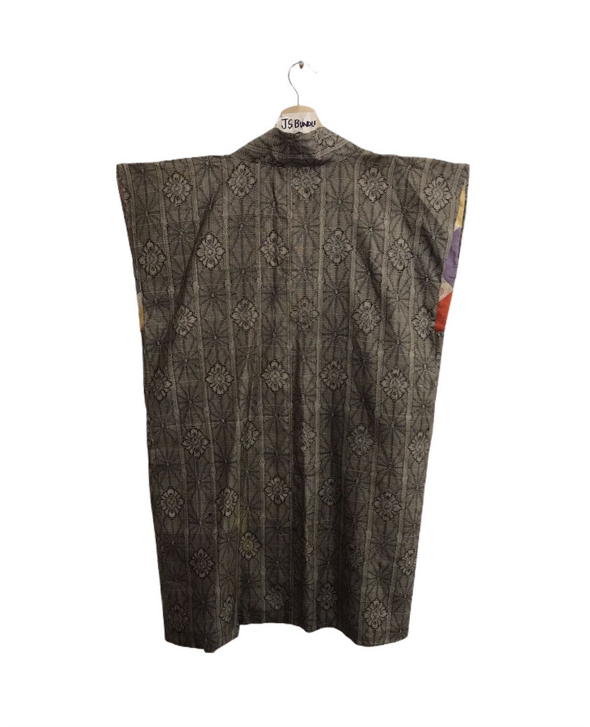 Japanese Brand Vintage Kimono Happi Jacket Asanoha Checked Motif Art Size US L / EU 52-54 / 3 - 2 Thumbnail