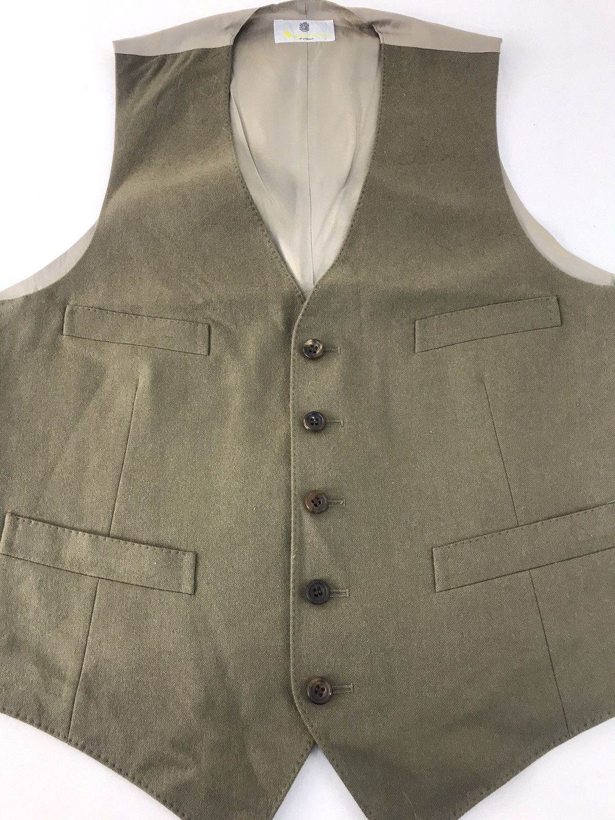 Aquascutum × Vintage Aquascutum Of London Vest Sleeveless Luxury Jacket Size US S / EU 44-46 / 1 - 3 Thumbnail