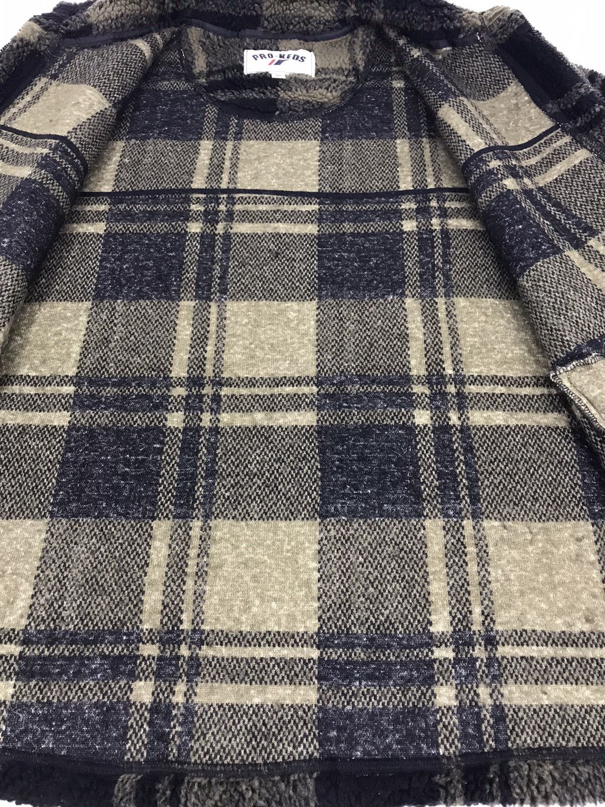 Pro-Keds Vintage Pro-keds Fleece Plaid Check Monogram Zipper Size US M / EU 48-50 / 2 - 5 Thumbnail