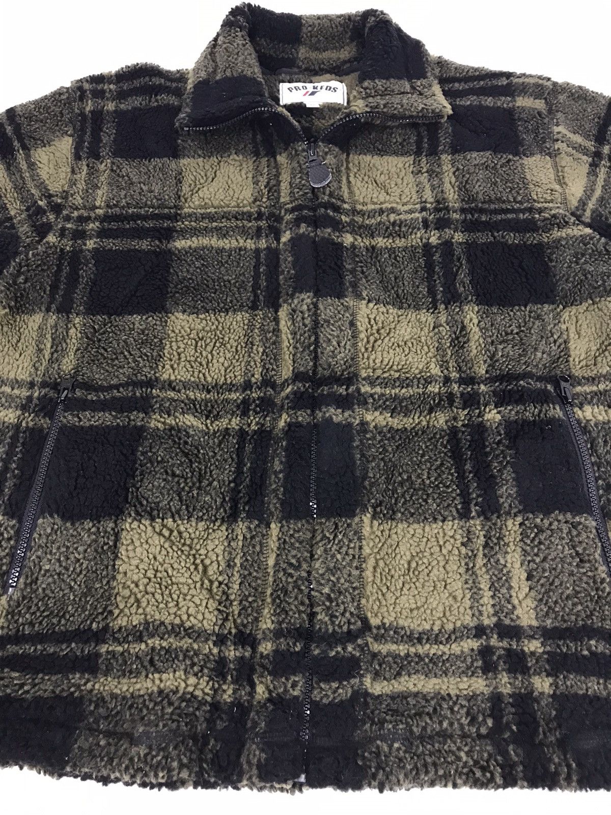 Pro-Keds Vintage Pro-keds Fleece Plaid Check Monogram Zipper Size US M / EU 48-50 / 2 - 3 Thumbnail