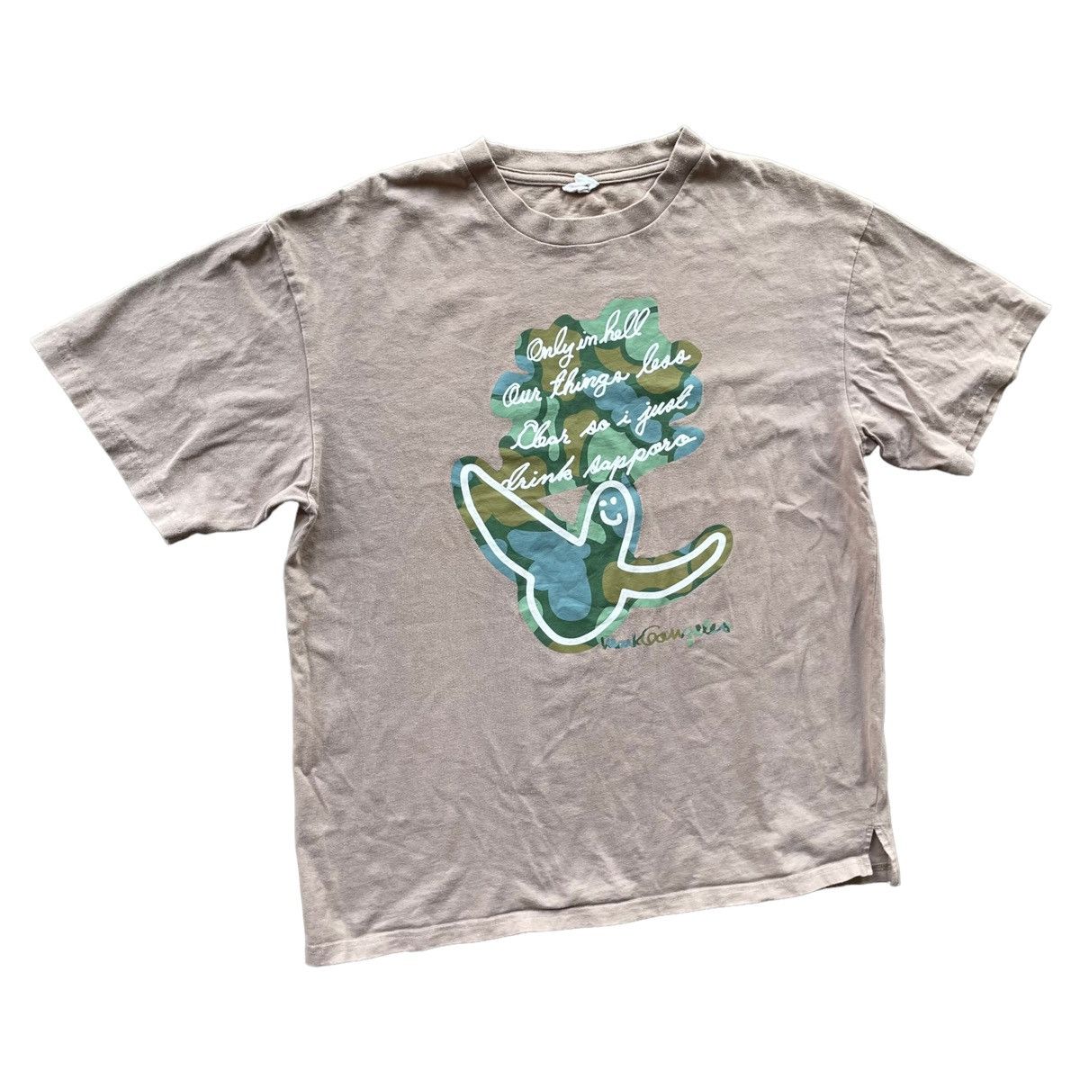 Sex Skateboards × Welcome Skateboards 💥 MARK GONZALES CAMOU LOGO TSHIRT Size US XL / EU 56 / 4 - 3 Thumbnail