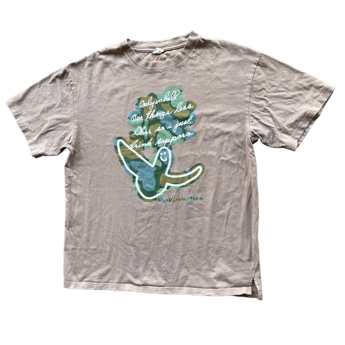 Sex Skateboards × Welcome Skateboards 💥 MARK GONZALES CAMOU LOGO TSHIRT Size US XL / EU 56 / 4 - 1 Thumbnail