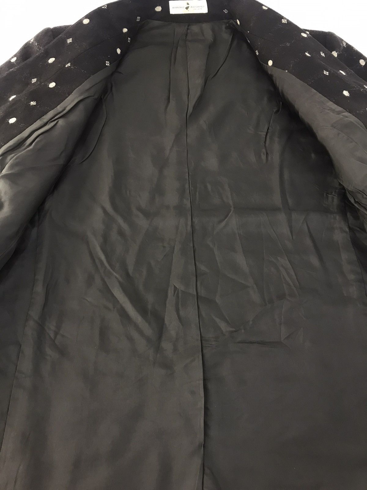 Hiroko Koshino Homme × Japanese Brand Hiroko Koshino Pret a Potter Luxury Coat Polkadot K2127j Size 42L - 4 Thumbnail