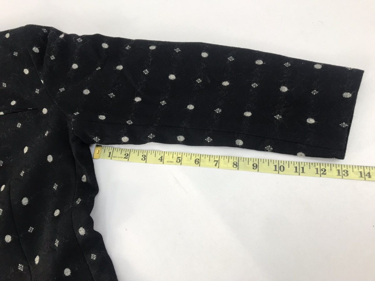 Hiroko Koshino Homme × Japanese Brand Hiroko Koshino Pret a Potter Luxury Coat Polkadot K2127j Size 42L - 11 Thumbnail