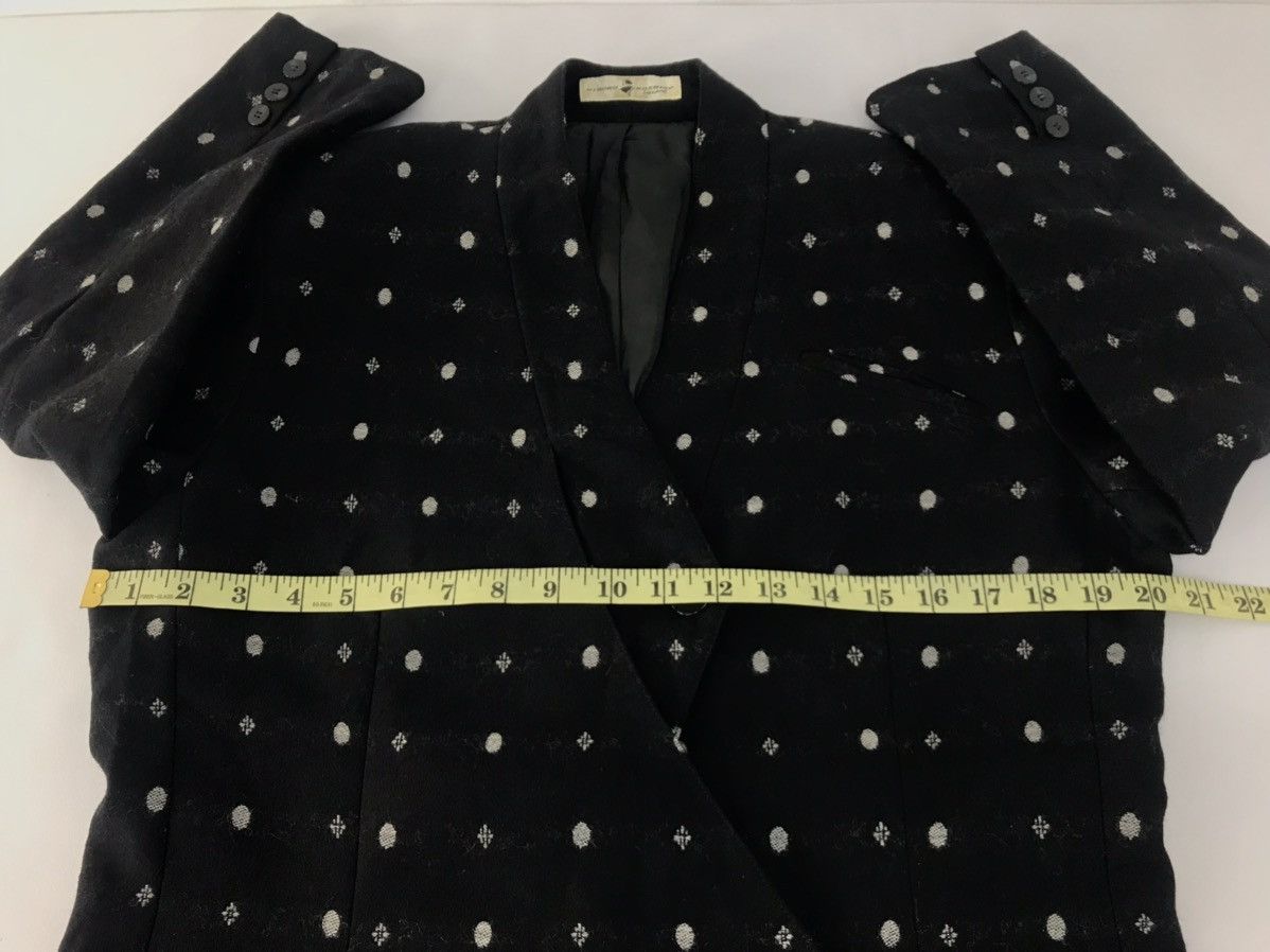 Hiroko Koshino Homme × Japanese Brand Hiroko Koshino Pret a Potter Luxury Coat Polkadot K2127j Size 42L - 9 Thumbnail