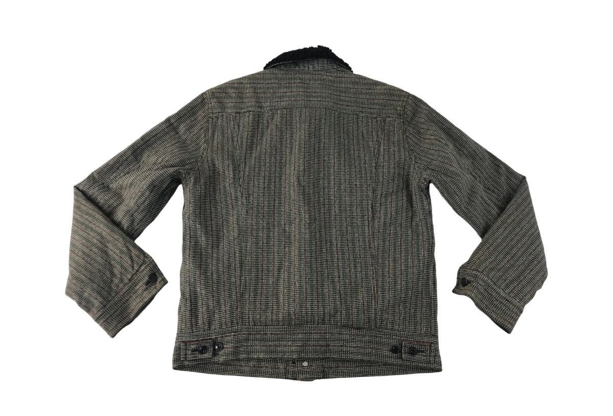 Lee × Vintage 90s Lee Wool Sherpa Denim Shearling Jacket K2124j Size US M / EU 48-50 / 2 - 5 Thumbnail