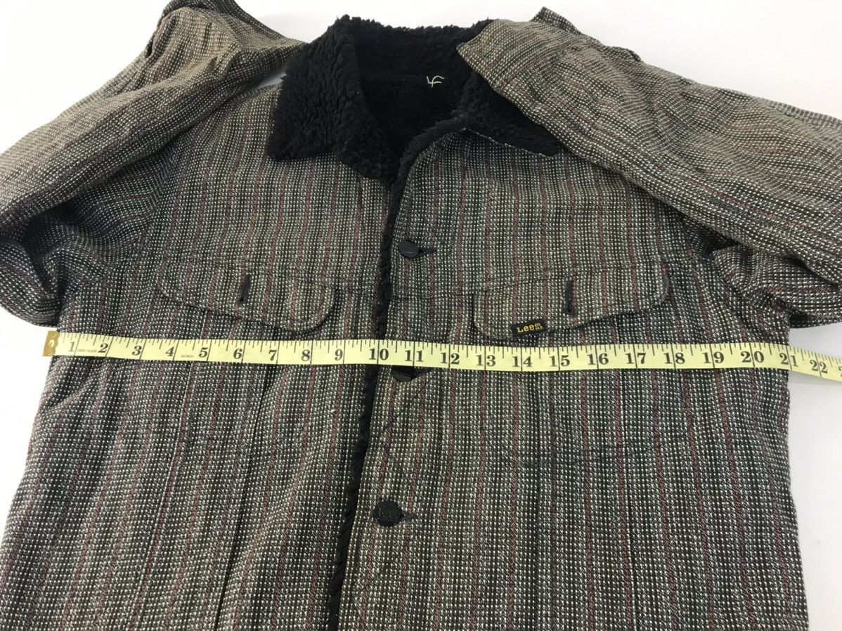 Lee × Vintage 90s Lee Wool Sherpa Denim Shearling Jacket K2124j Size US M / EU 48-50 / 2 - 9 Thumbnail