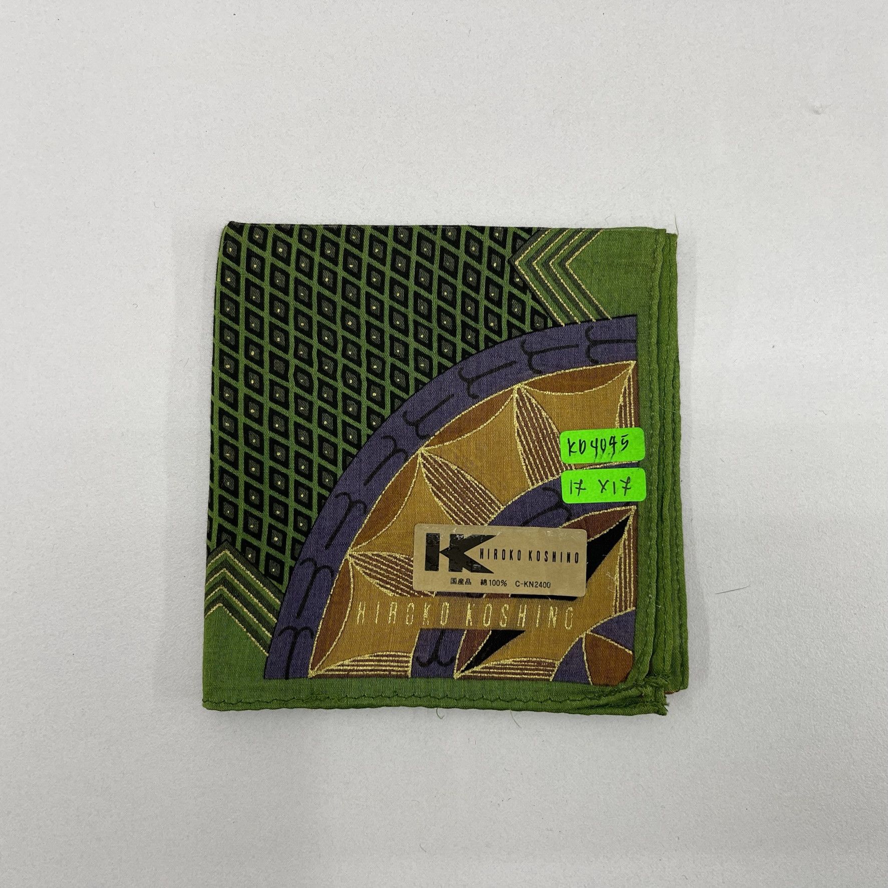 Hiroko Koshino Homme Hiroko Koshino Headscarf / Handkerchief / Neckerchief-4045 Size ONE SIZE - 5 Thumbnail