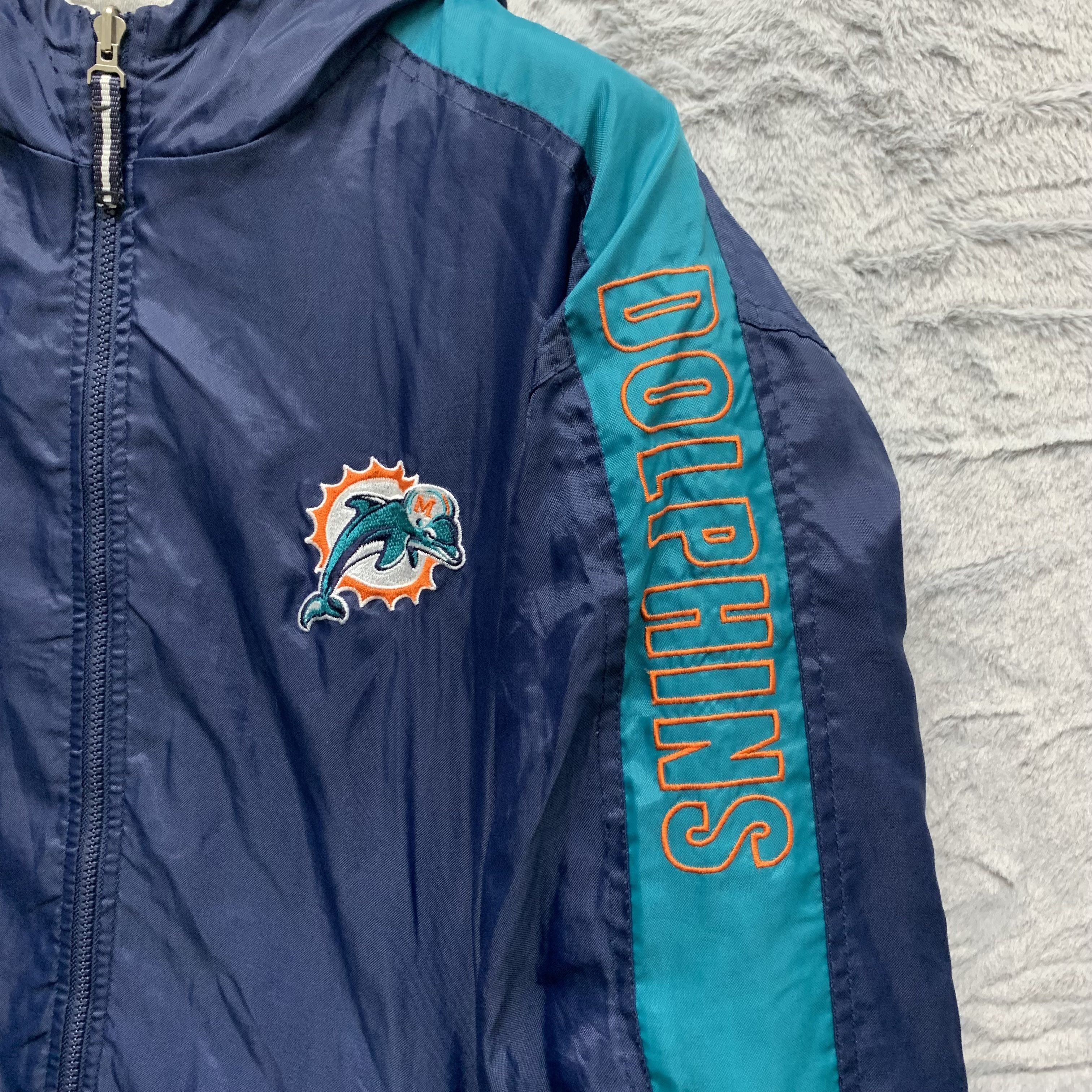 NFL Puma X Team NFL Dolphins Reversible Jacket Hoodies #4343-150 Size US M / EU 48-50 / 2 - 2 Thumbnail