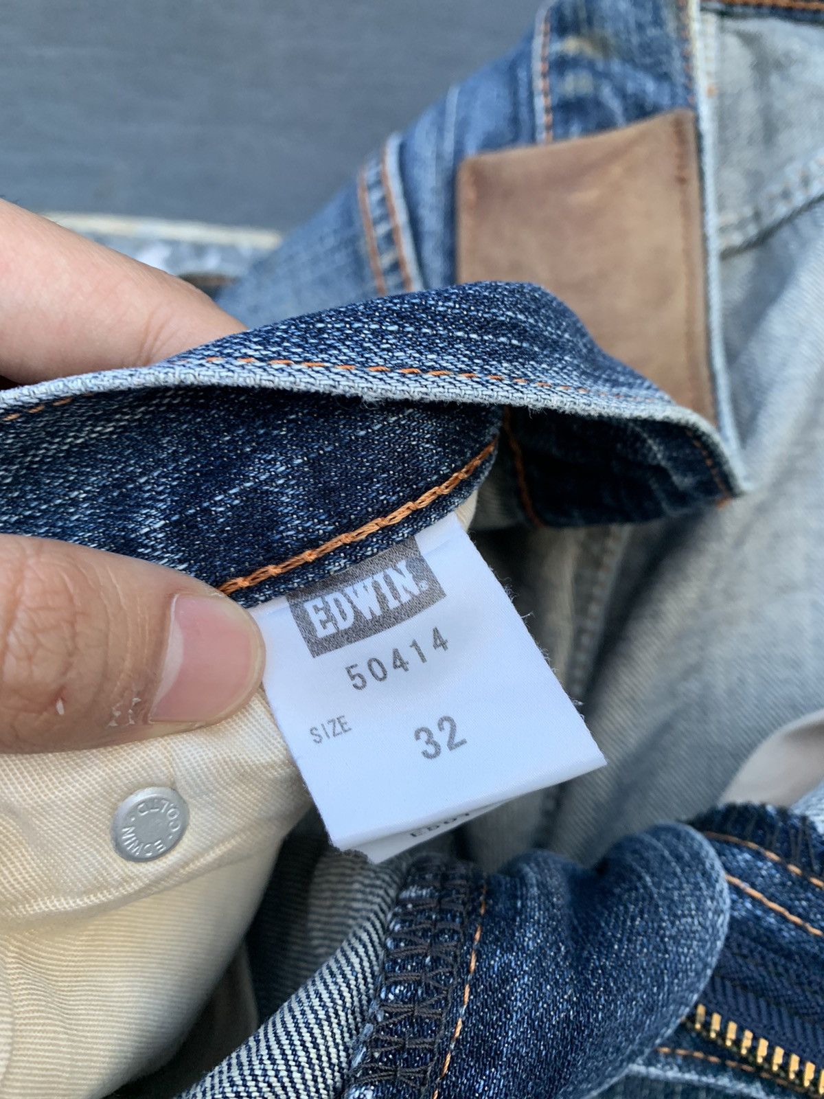 Edwin Vintage Edwin 504 Faded & Distressed Denim Size US 35 - 6 Thumbnail