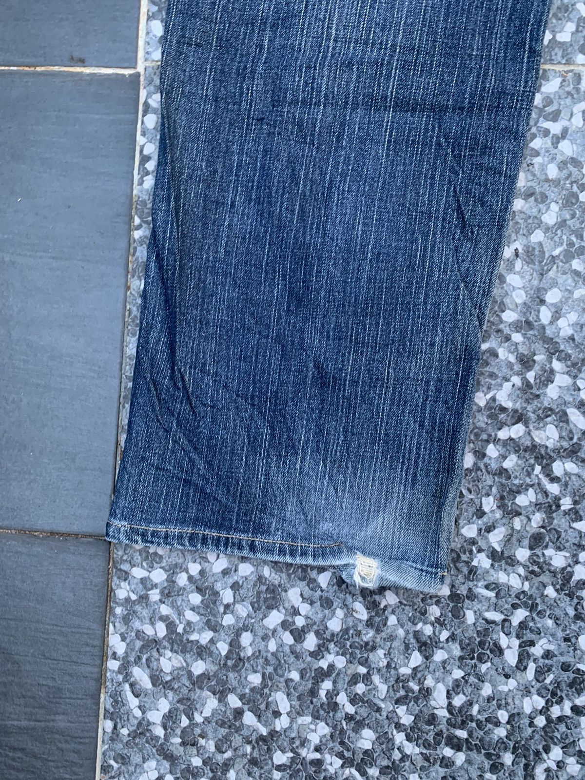 Edwin Vintage Edwin 504 Faded & Distressed Denim Size US 35 - 10 Thumbnail