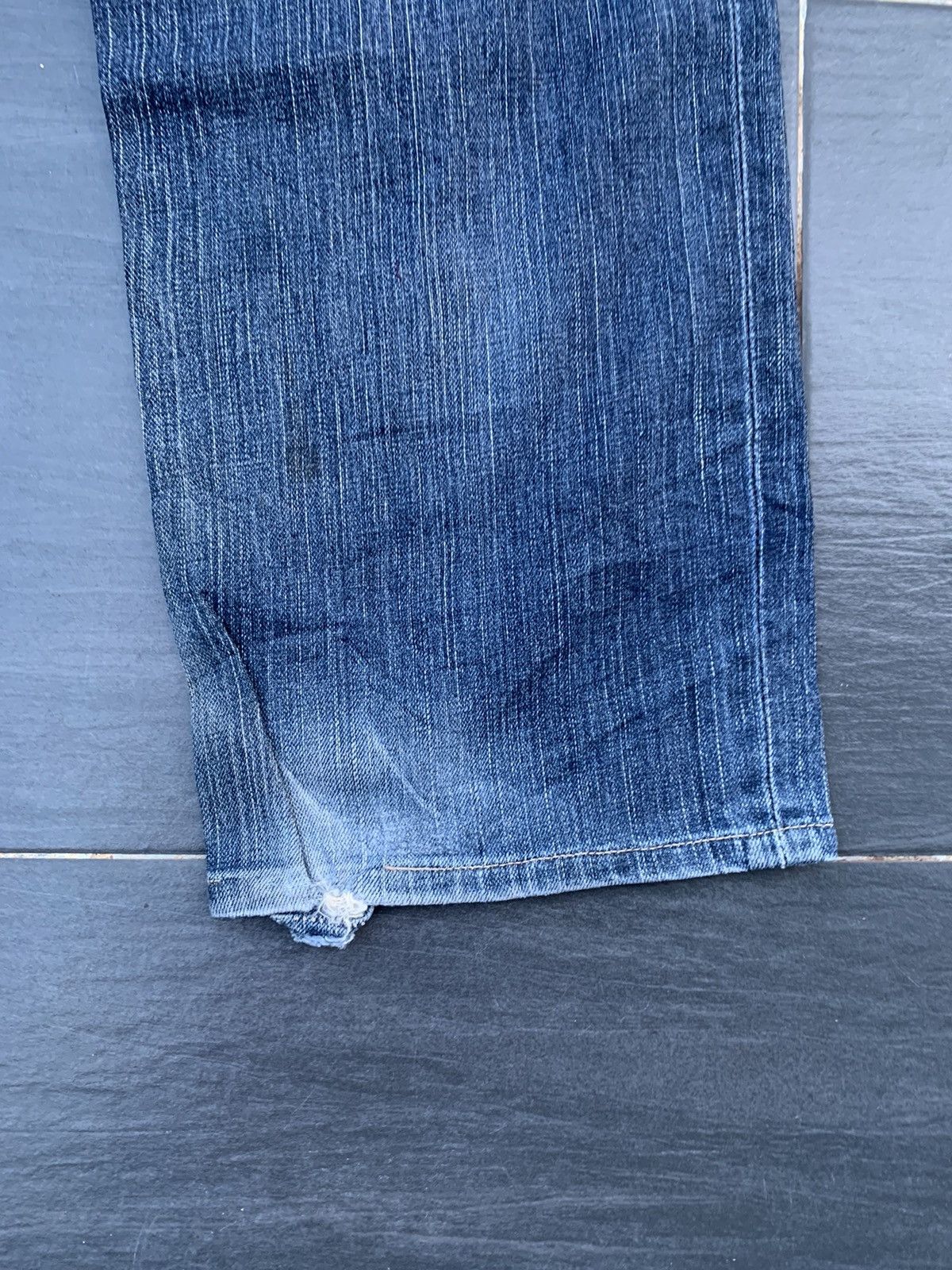 Edwin Vintage Edwin 504 Faded & Distressed Denim Size US 35 - 9 Thumbnail